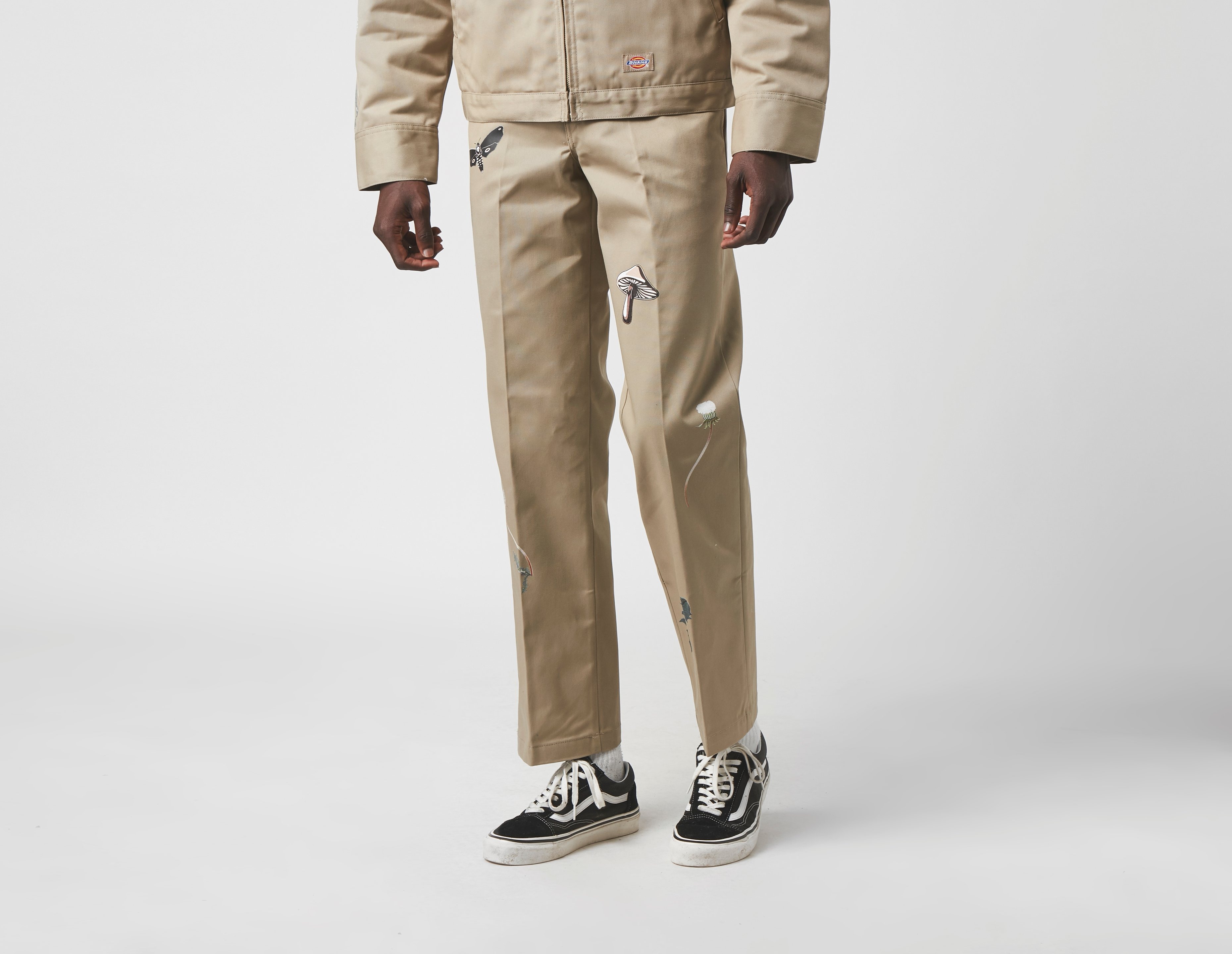 Punipunijapan? - Punipunijapan? Exclusive - Brown Dickies 'The Meek Shall  Inherit' Pants | Kiton mid-rise straight-leg jeans