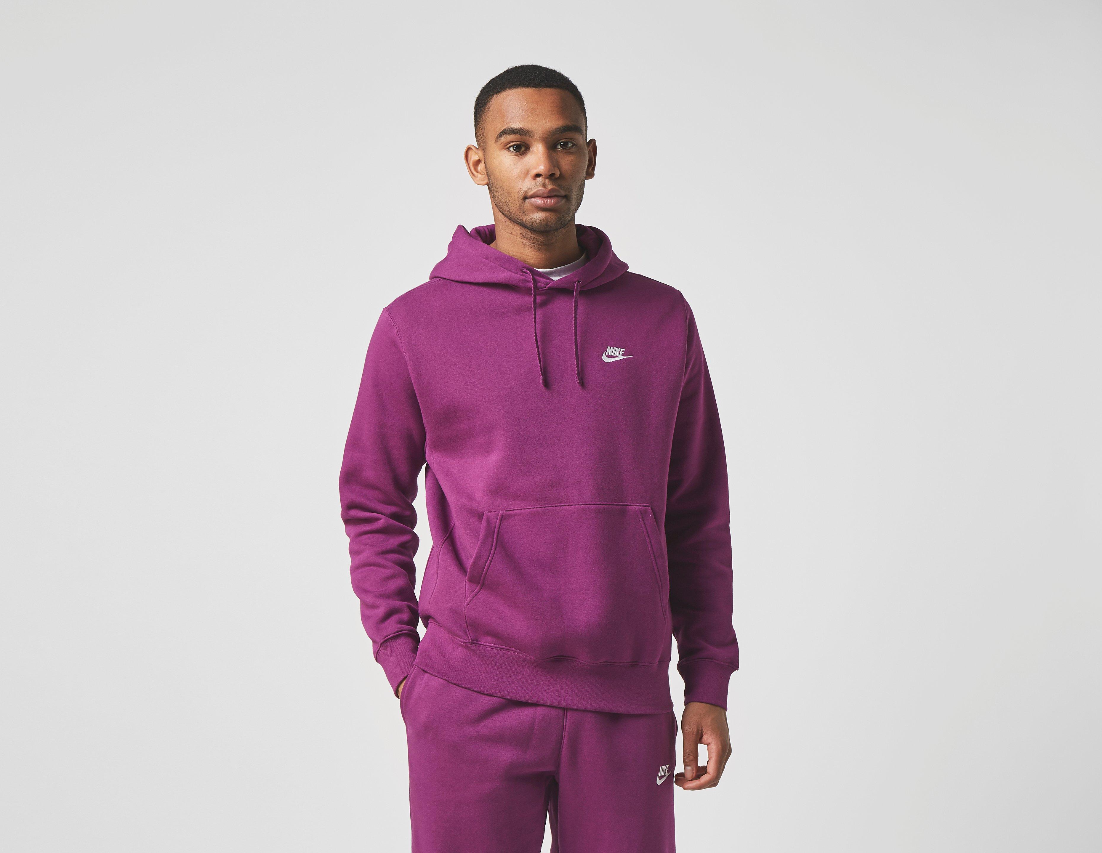 nike foundation overhead hoodie pink