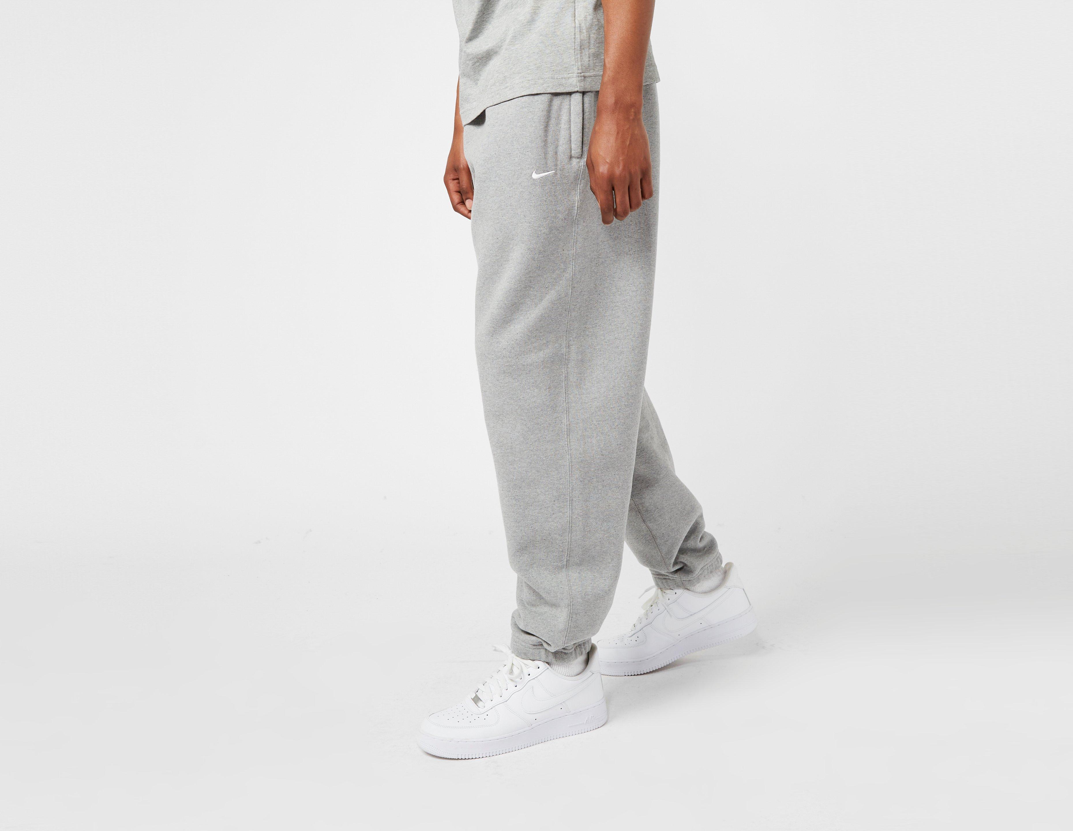 Nike grey best sale fleece pants