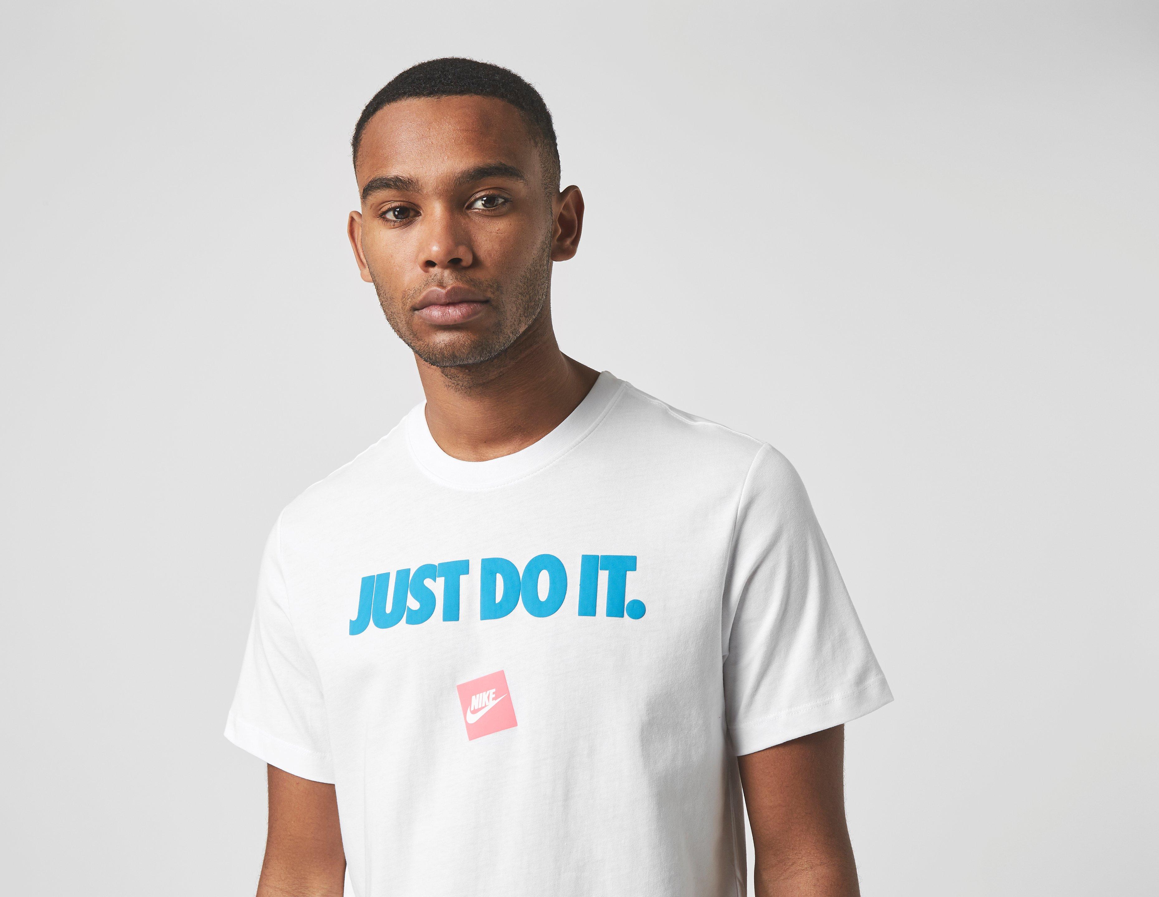 nike just do it white shirt