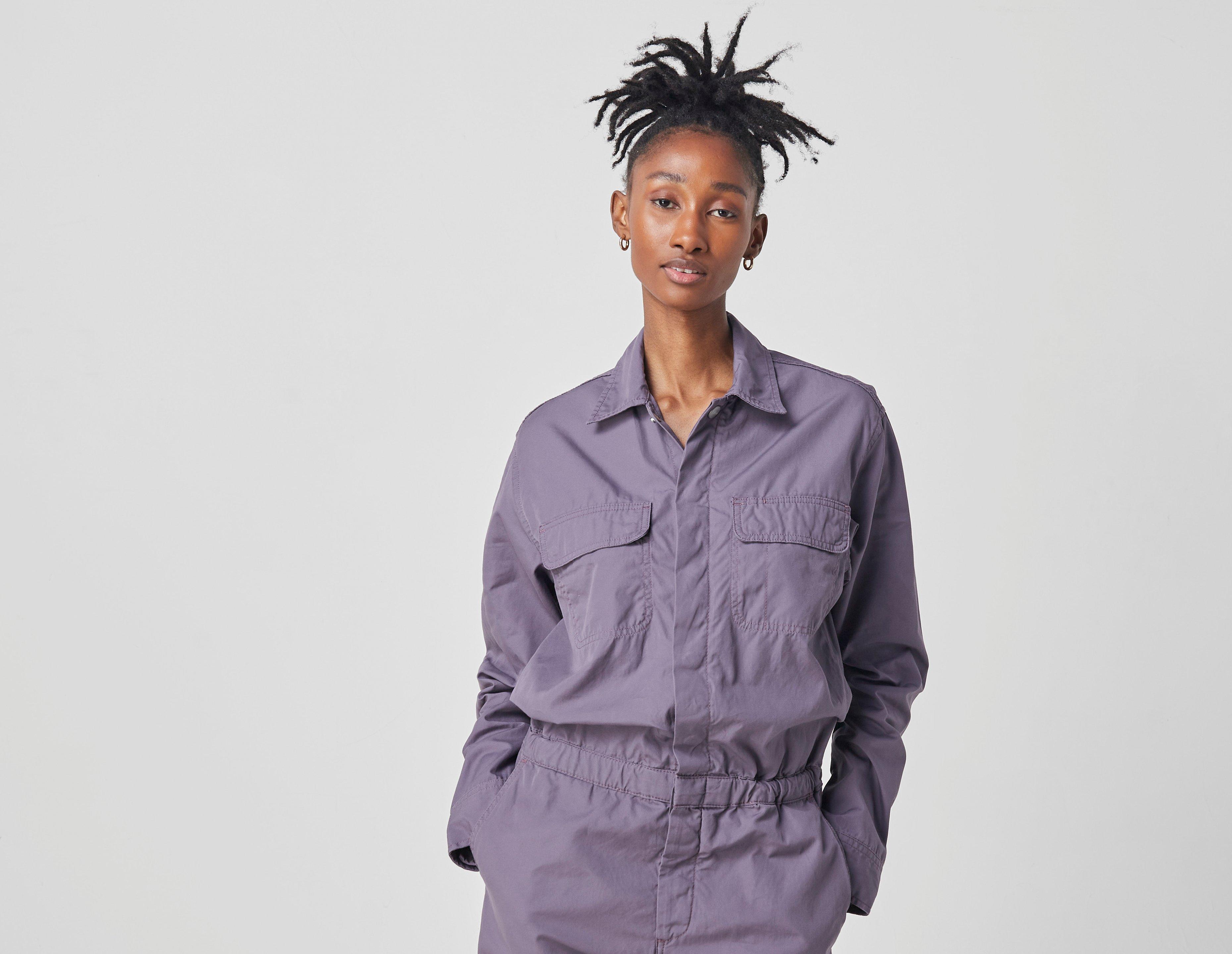 purple boiler suit womens