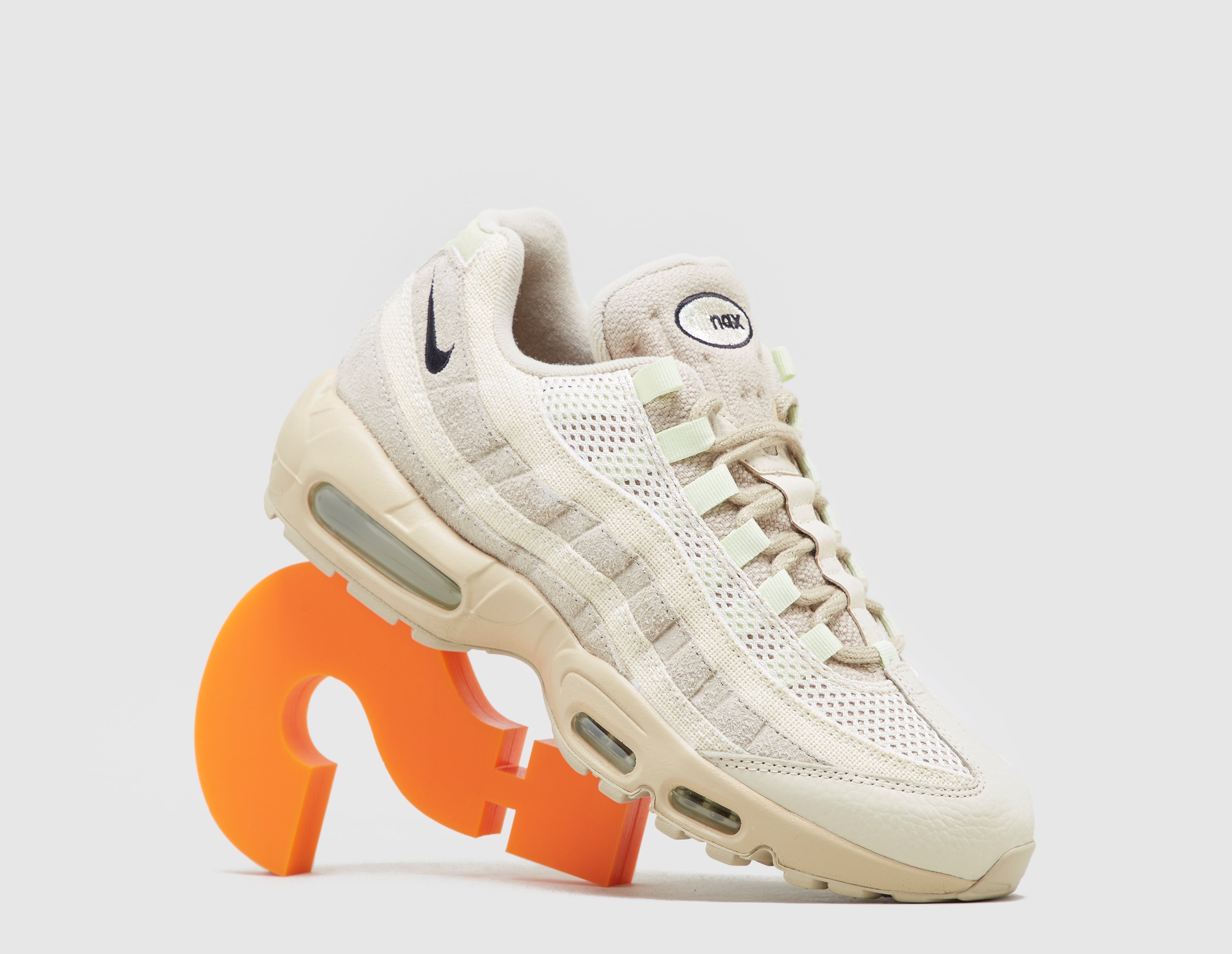 White Nike Air Max 95 Prm Size