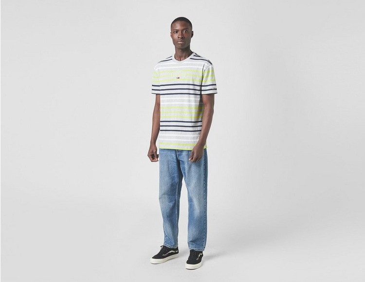 Tommy Jeans T-Shirt Multicolour Stripe Logo