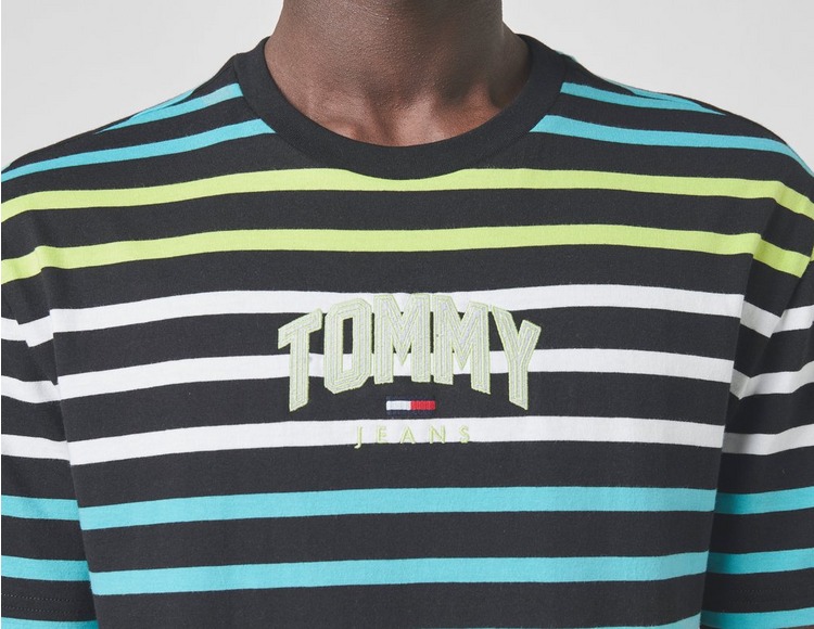 Tommy Jeans Multicolour Stripe Logo T-Shirt