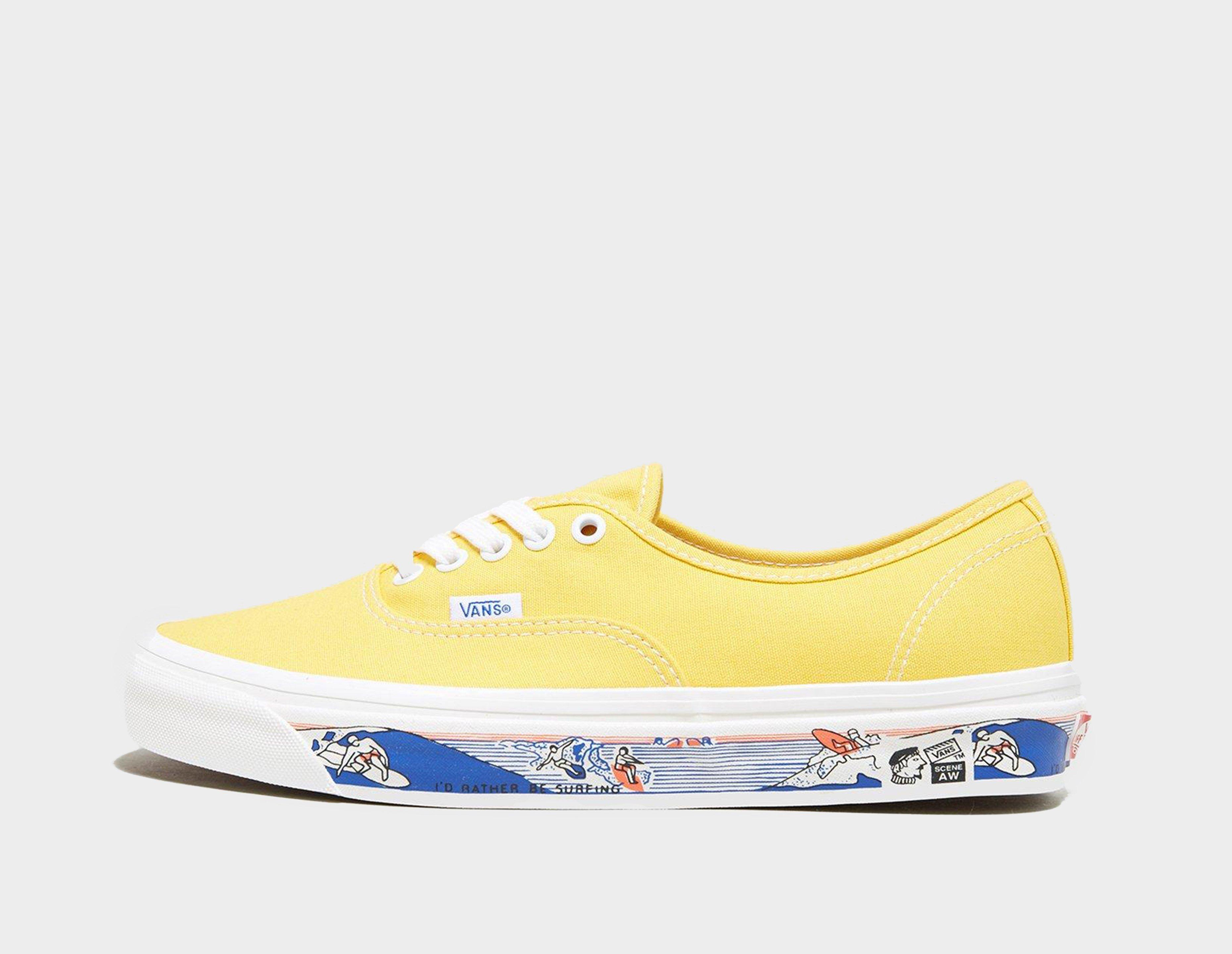 authentic vans yellow