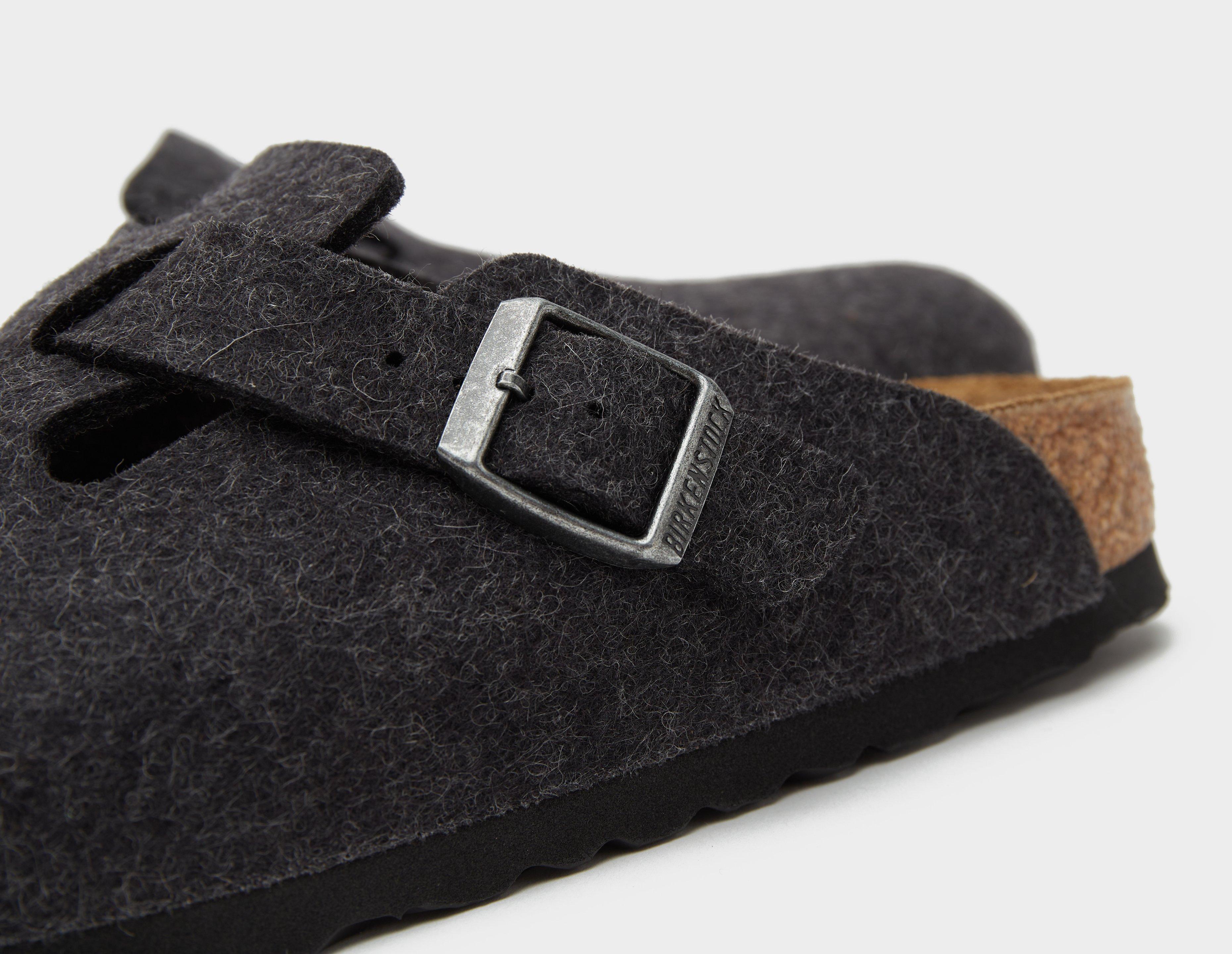 birkenstock boston wool felt grey