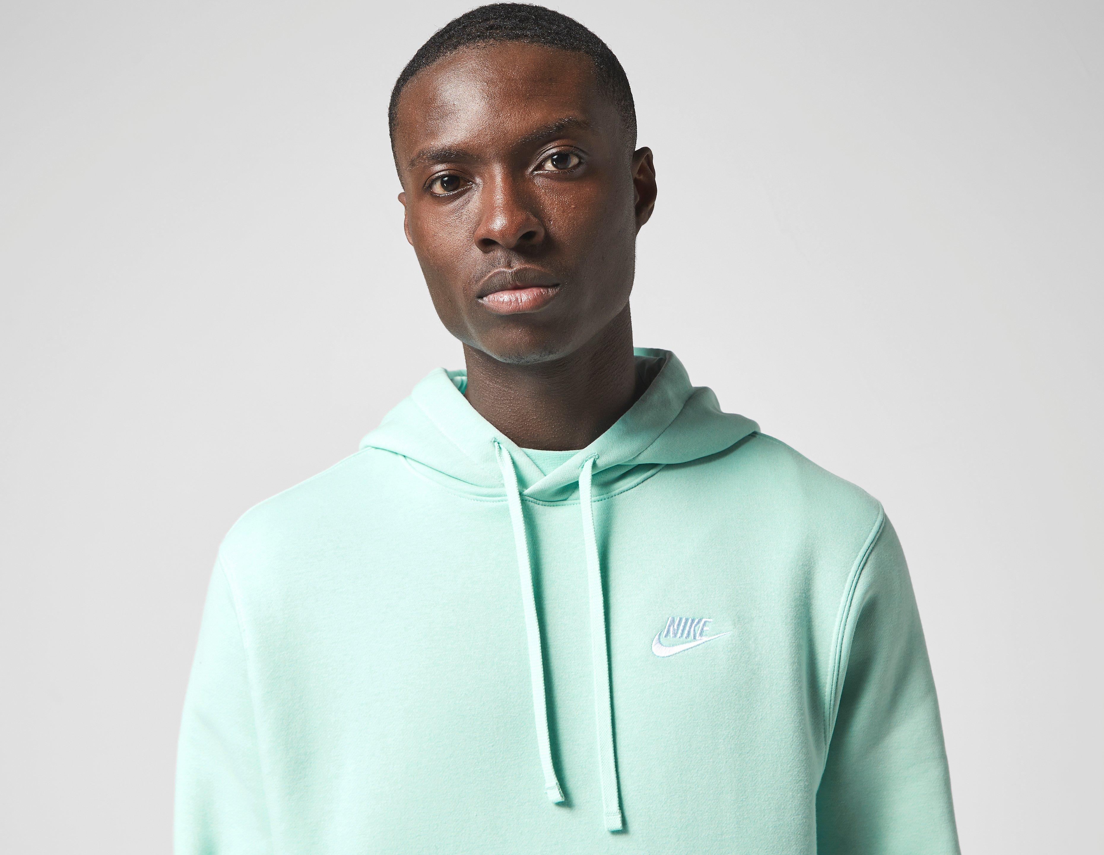 nike foundation overhead hoodie blue