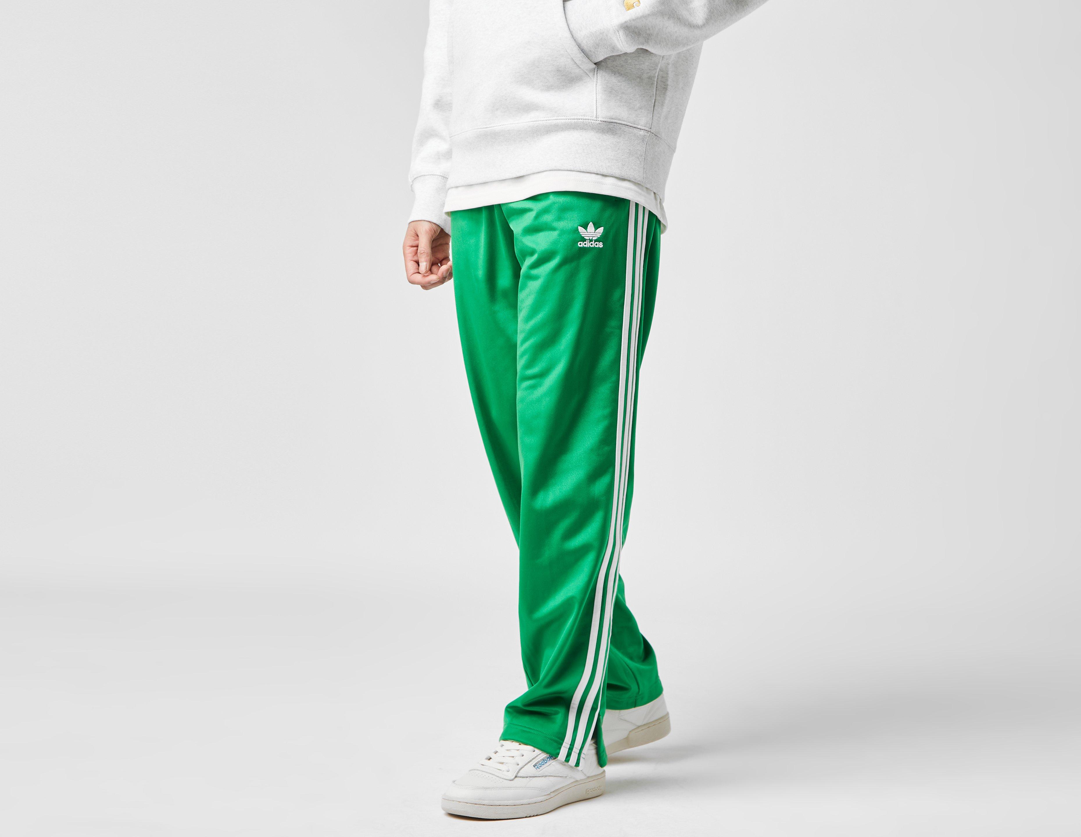 adidas firebird track pants green