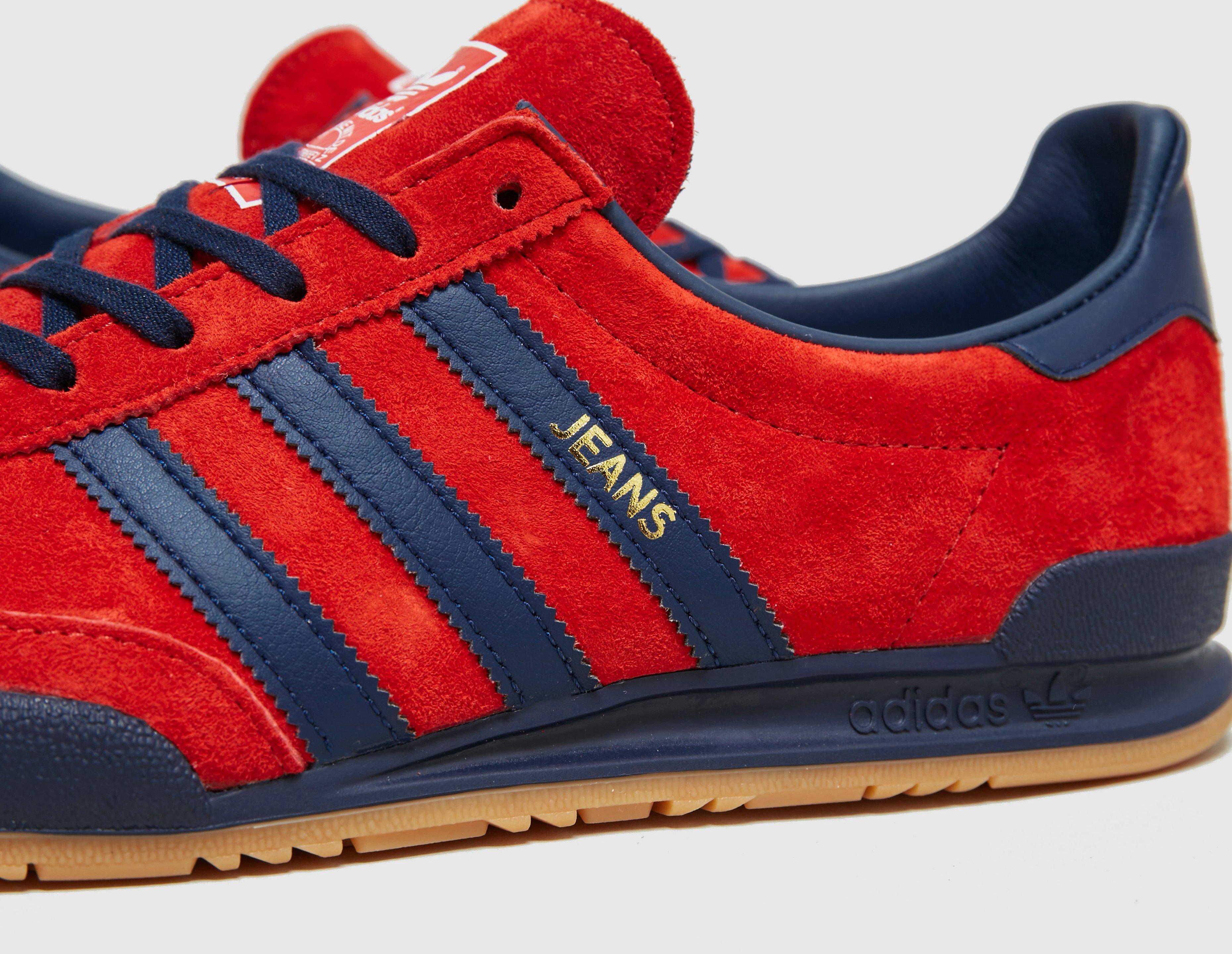 adidas jeans red black