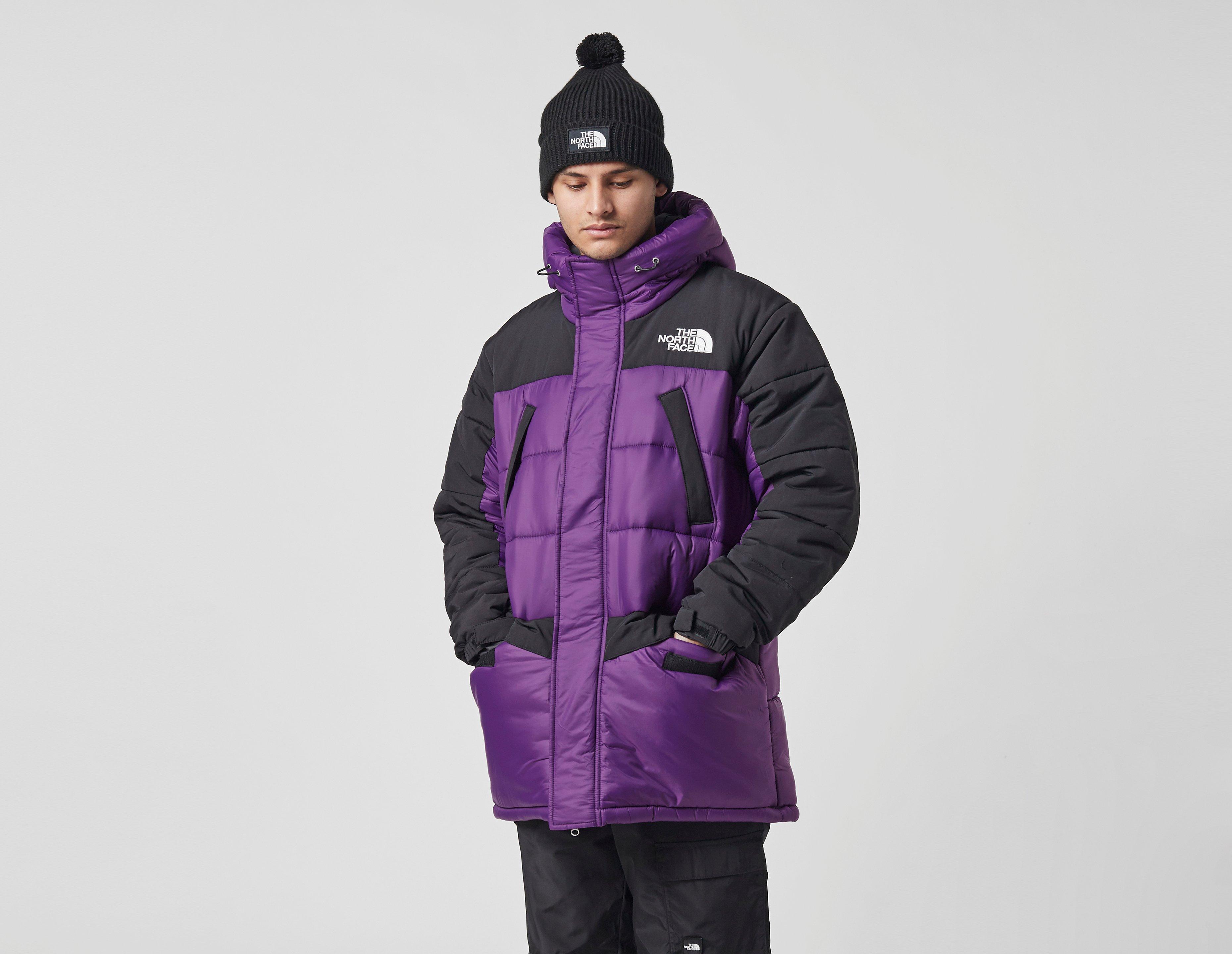 north face parka purple