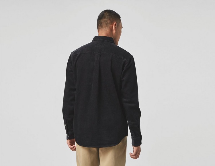 Black Carhartt WIP Madison Cord Long Sleeve Shirt | size?