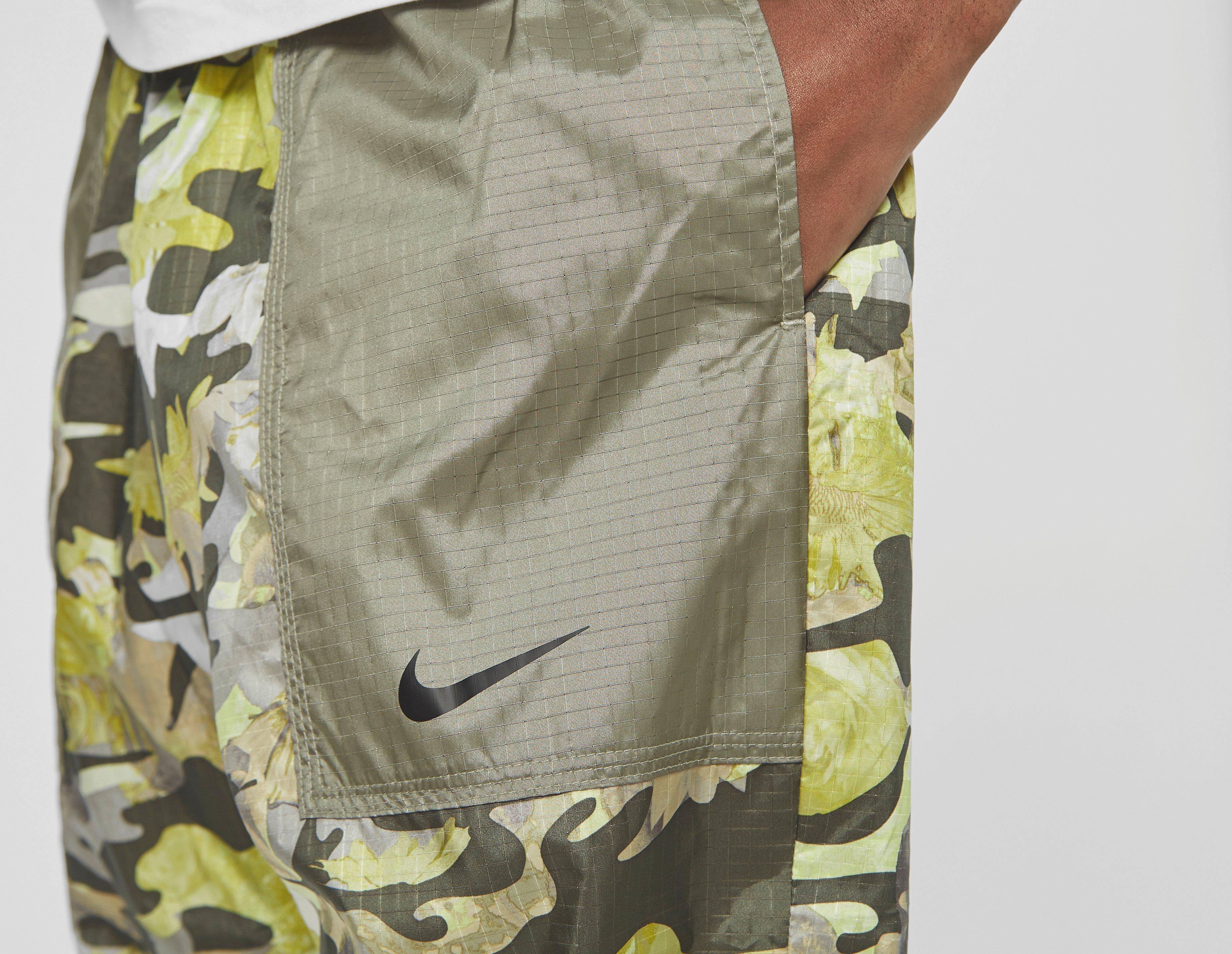 nike camo woven track pants