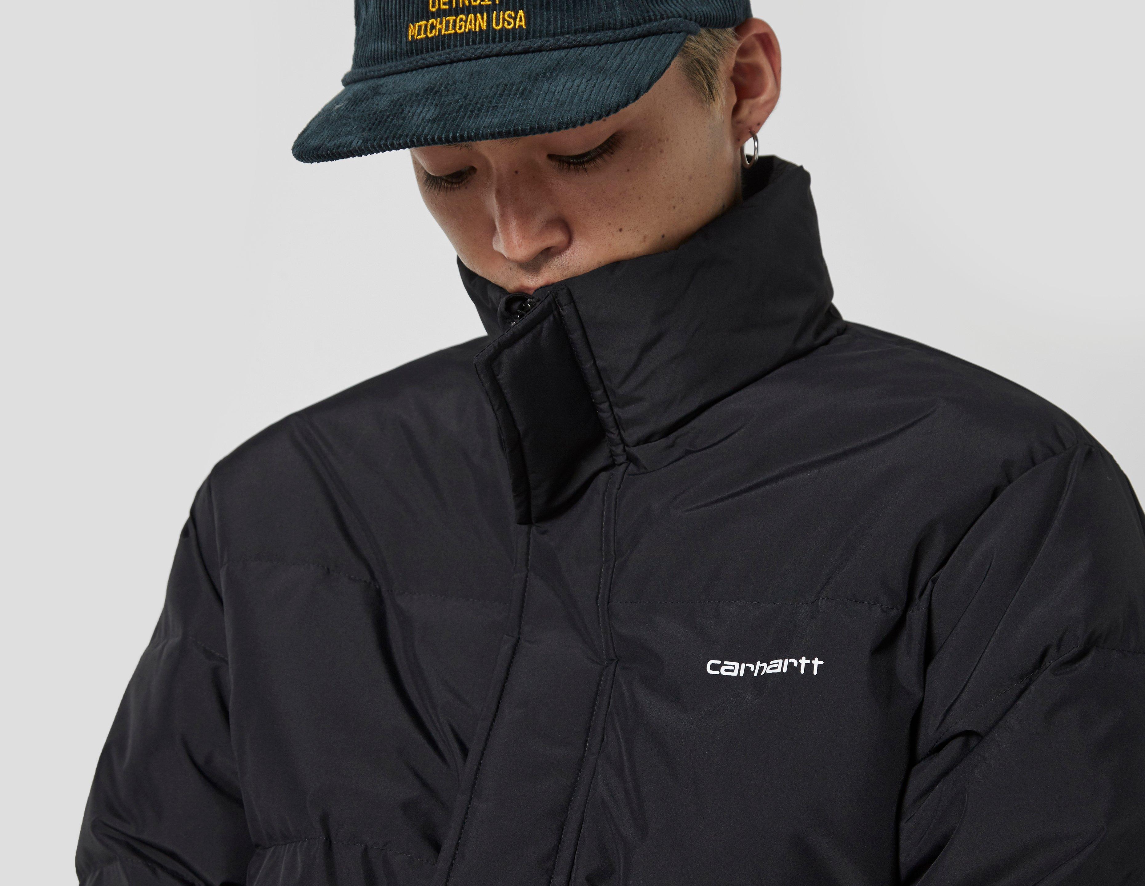 Black Danville quilted down coat, Carhartt WIP