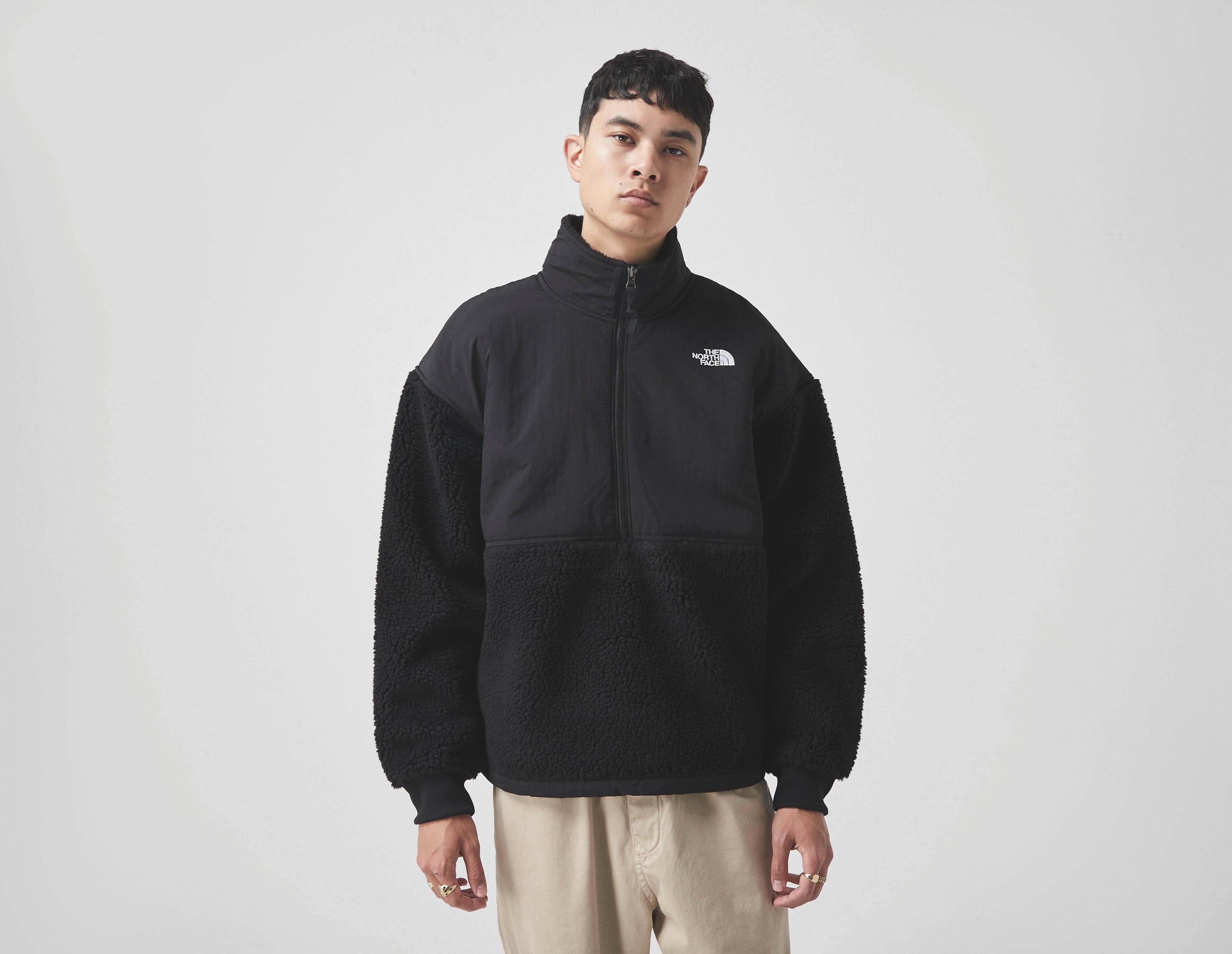 North face sherpa half hot sale zip