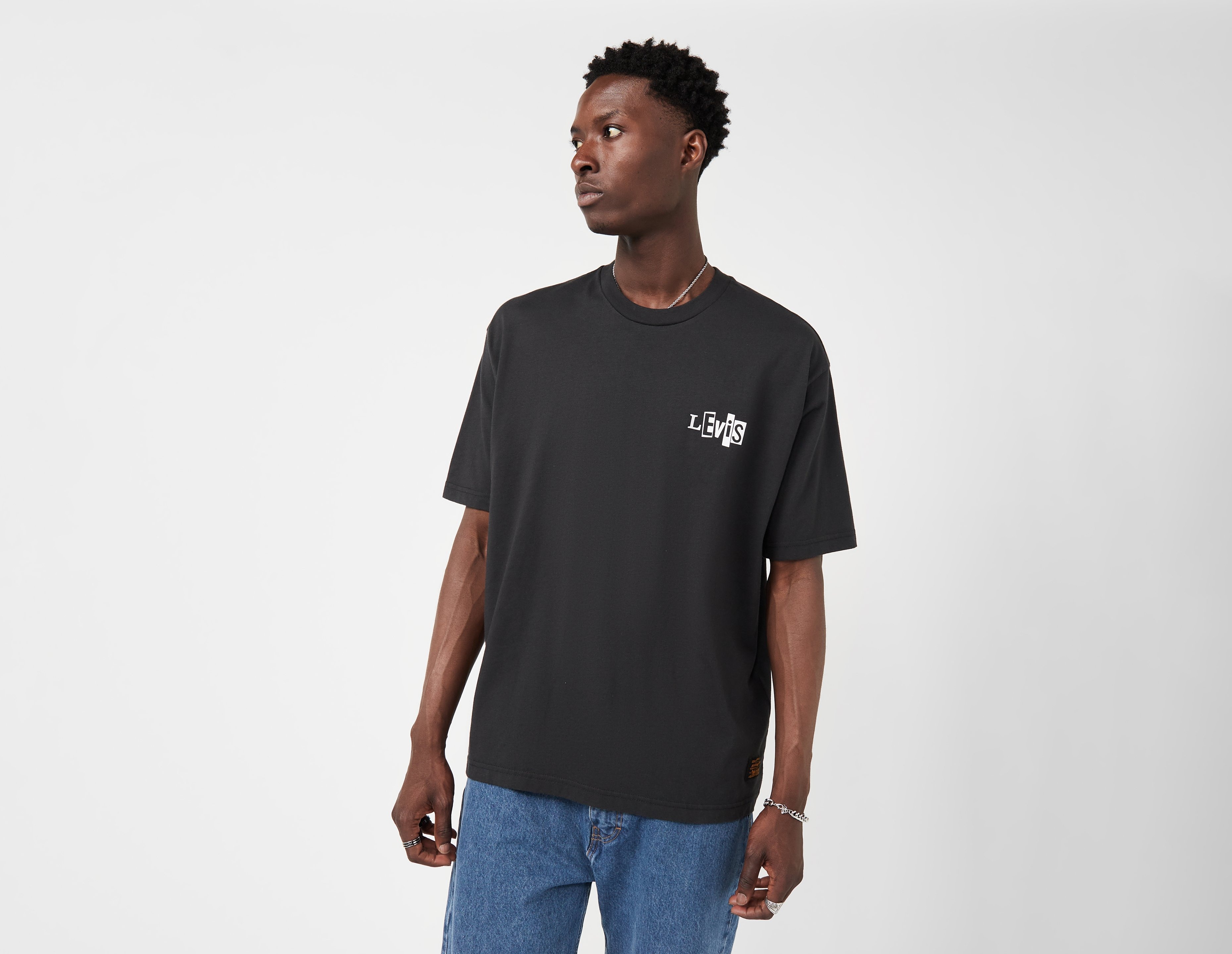 levi's skateboarding graphic t-shirt, black