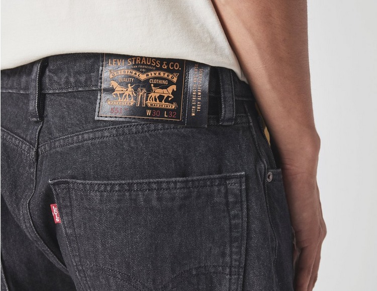 Black Levis 551 Z Authentic Straight Jeans | Hotelomega? | jason wu  abstract print dress belt