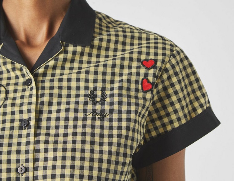 Fred Perry Gingham Tie-Front Shirt