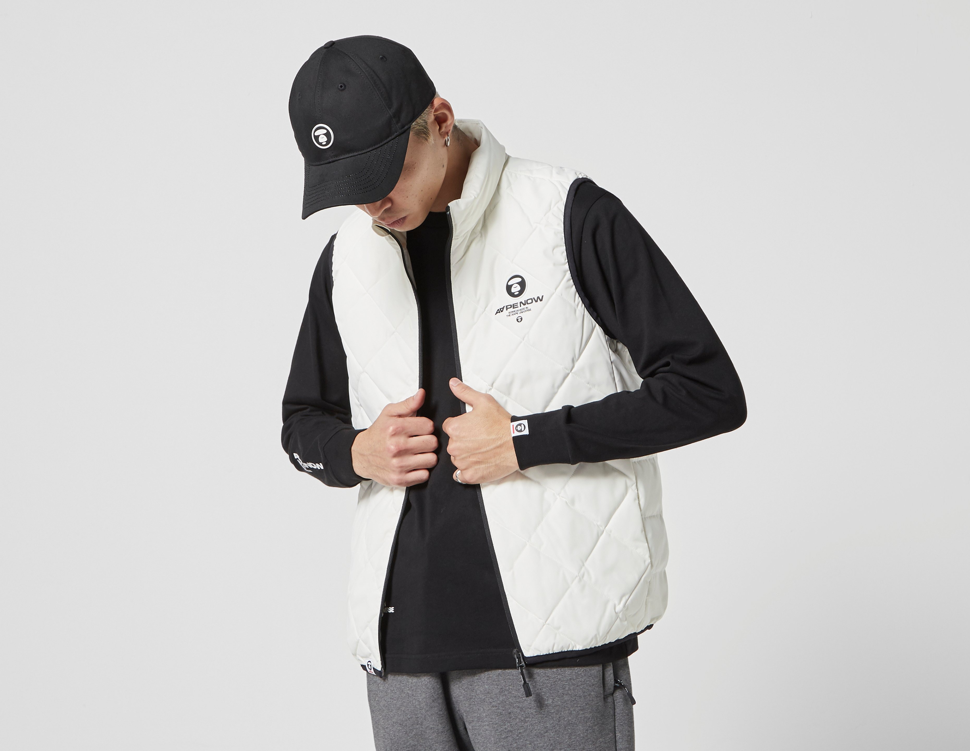 White AAPE By A Bathing Ape AAPE Down Vest | Hotelomega?