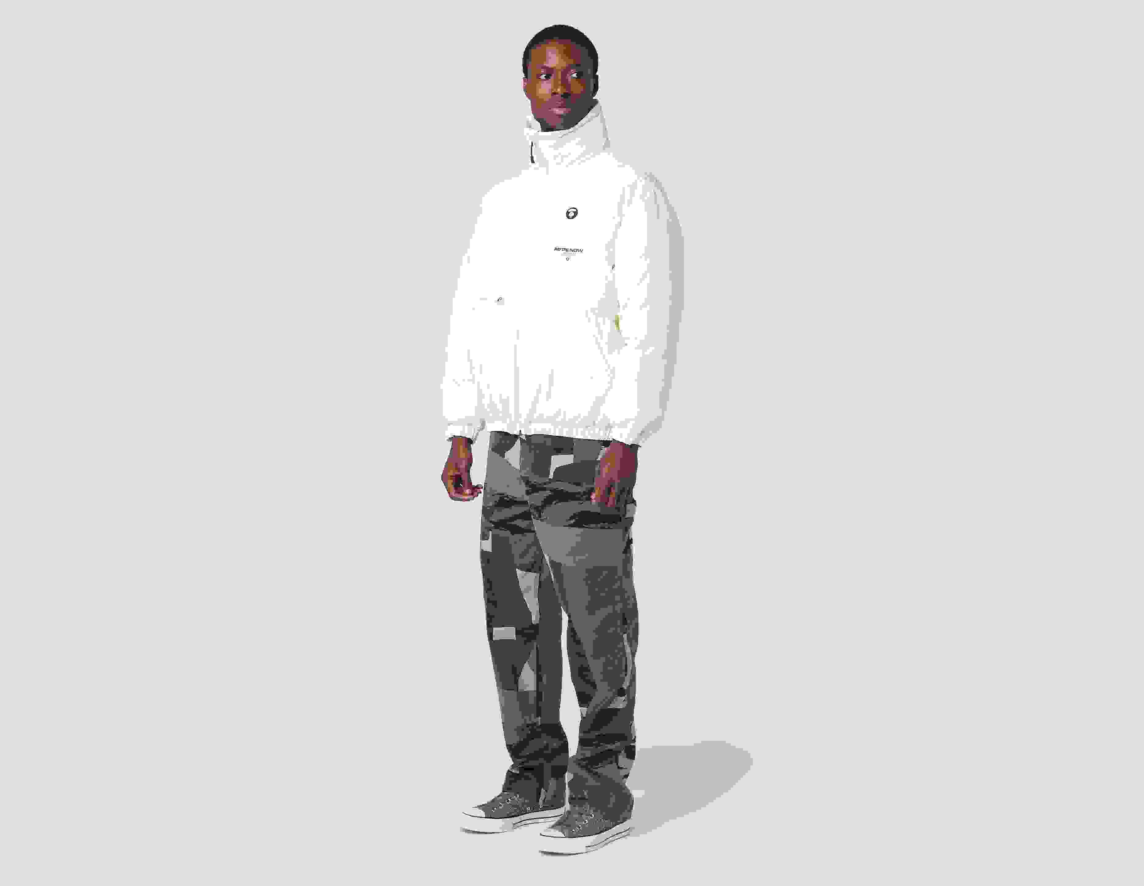 Aape down jacket white