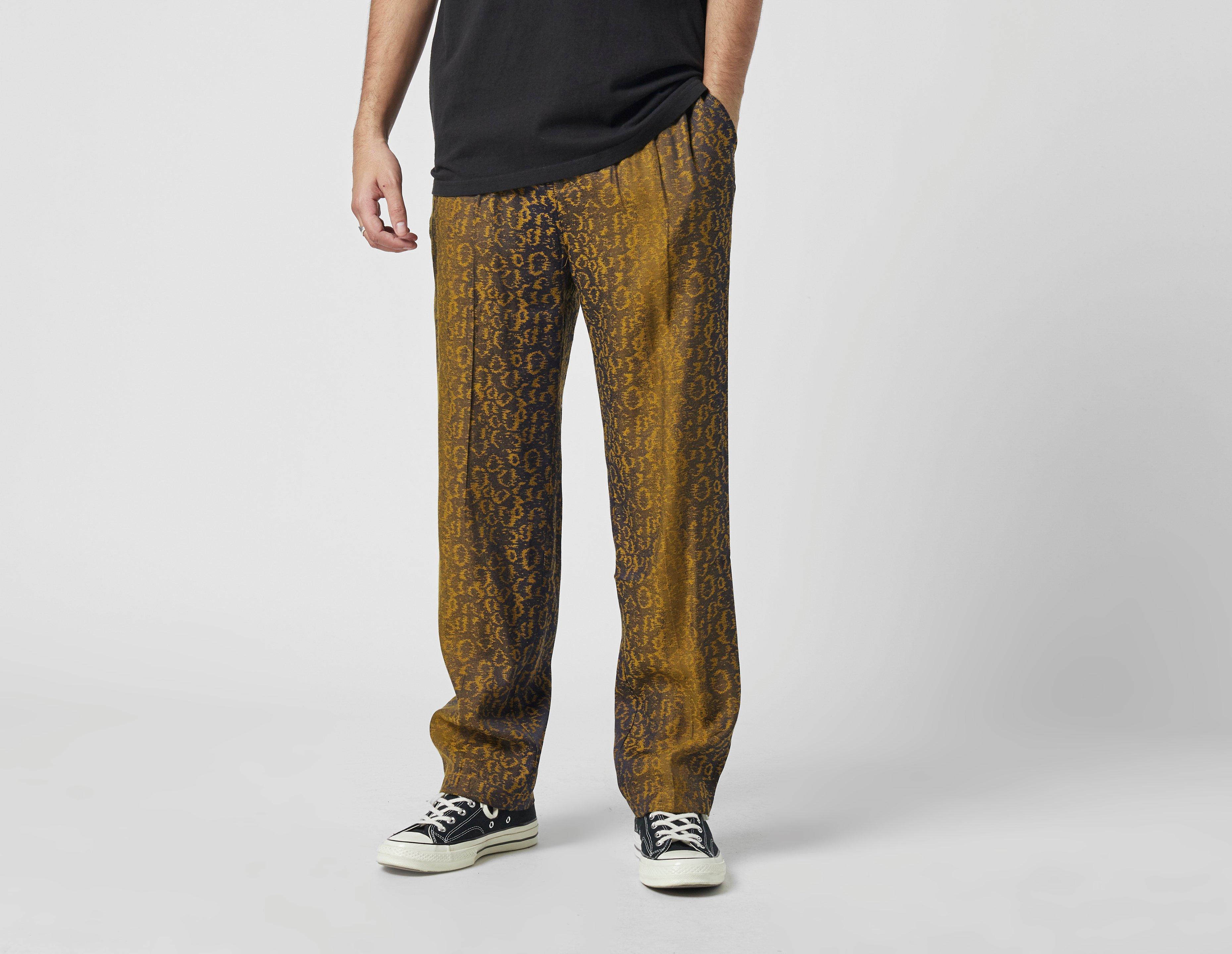 Orange Stussy Leopard Jacquard Bryan Pant | Wpadc?