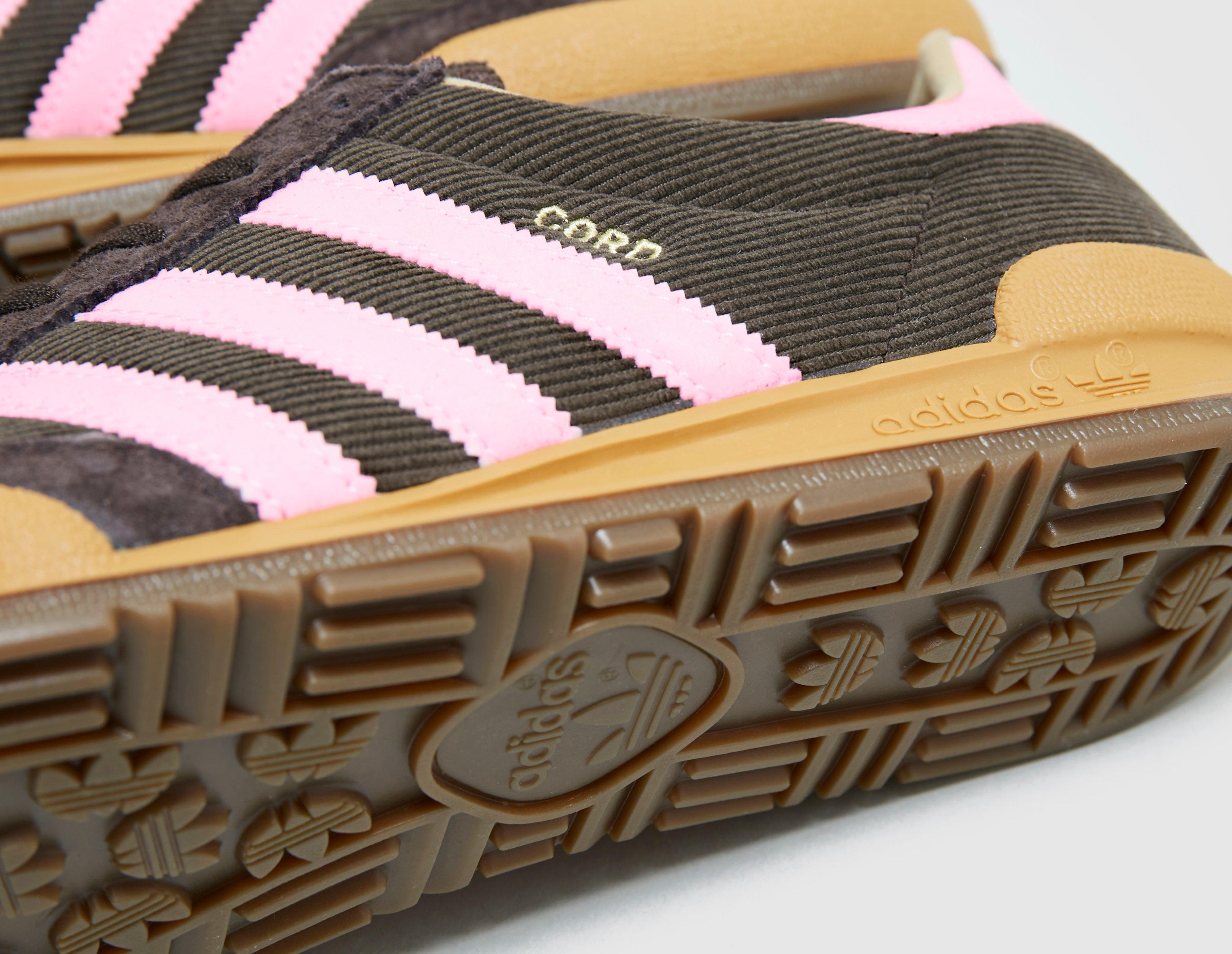 adidas cord brown pink