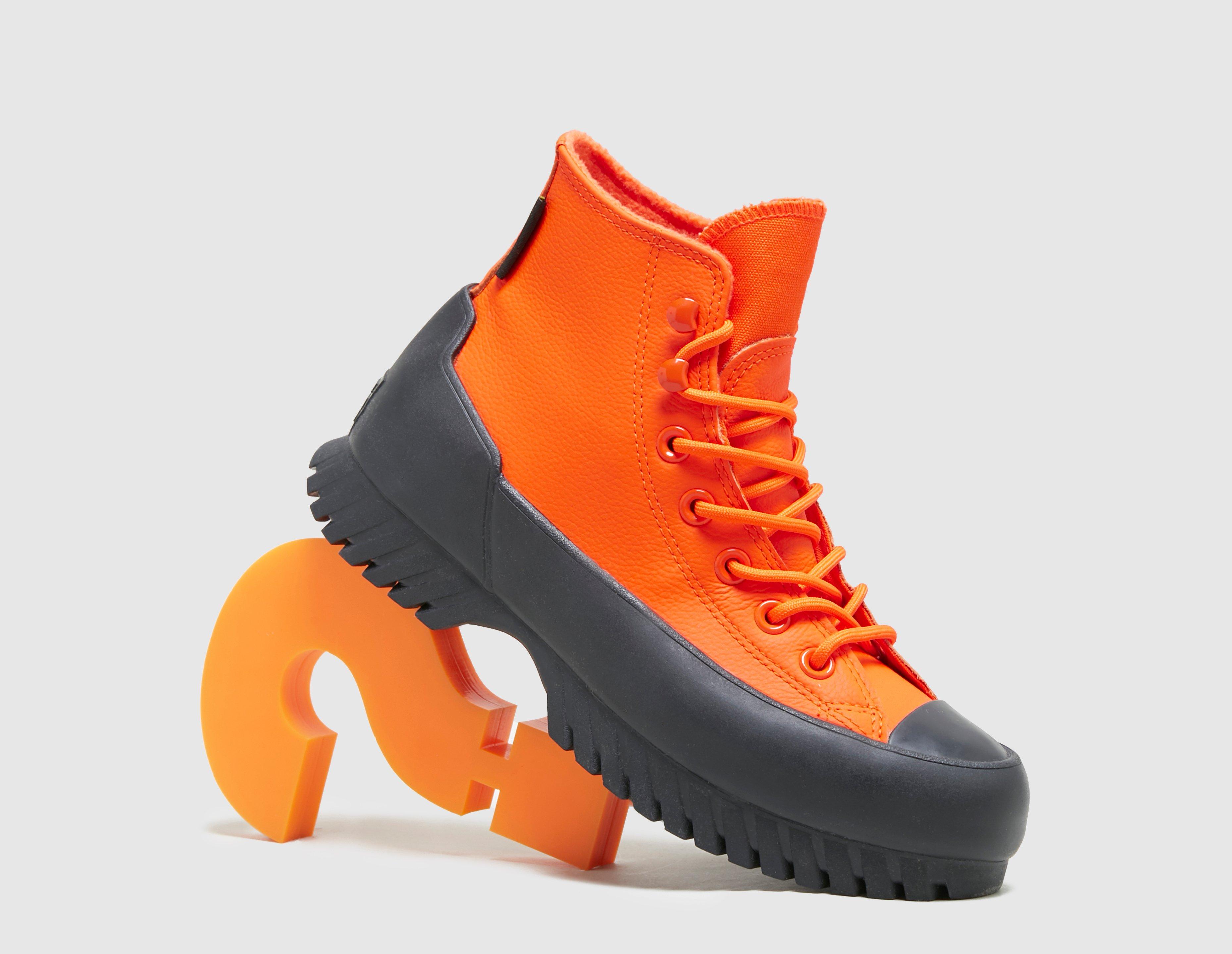 orange converse lugged