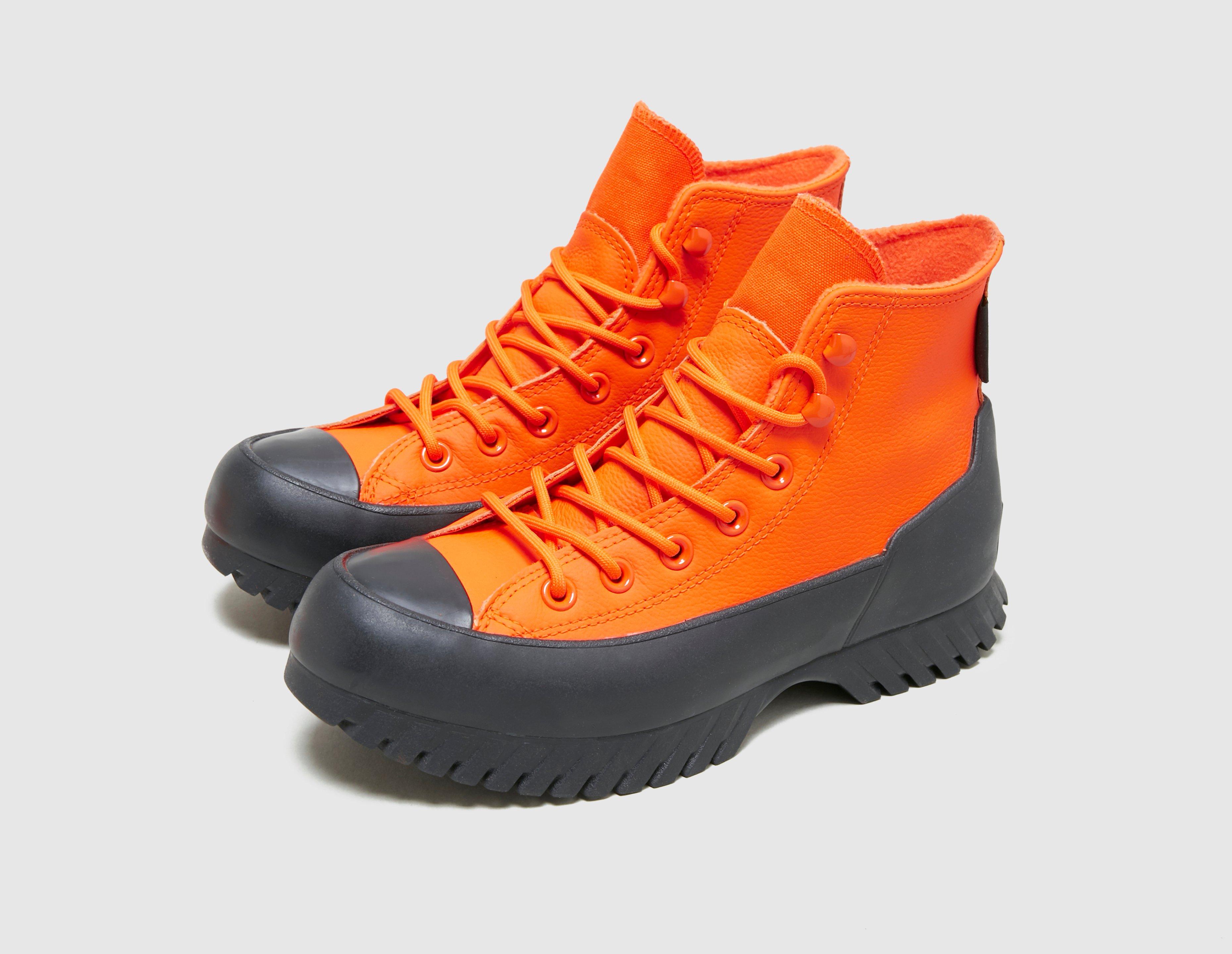 orange converse lugged