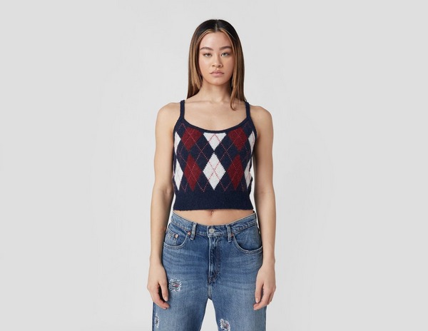 Tommy Jeans Cropped Argyle Cami