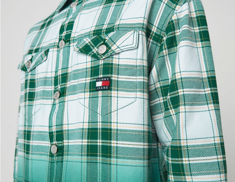 Tommy Jeans Dip Dye Check Overshirt