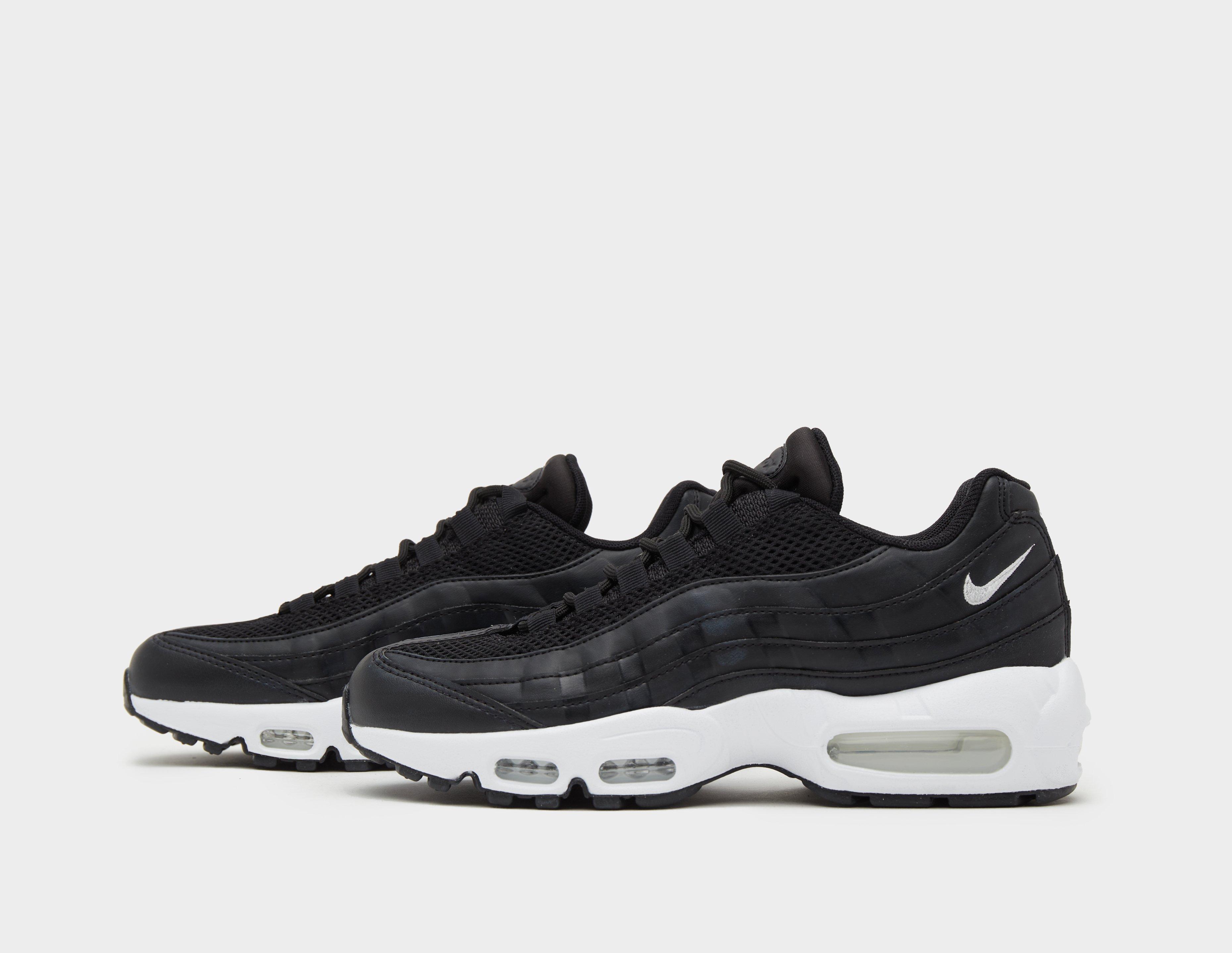 black 95s white sole