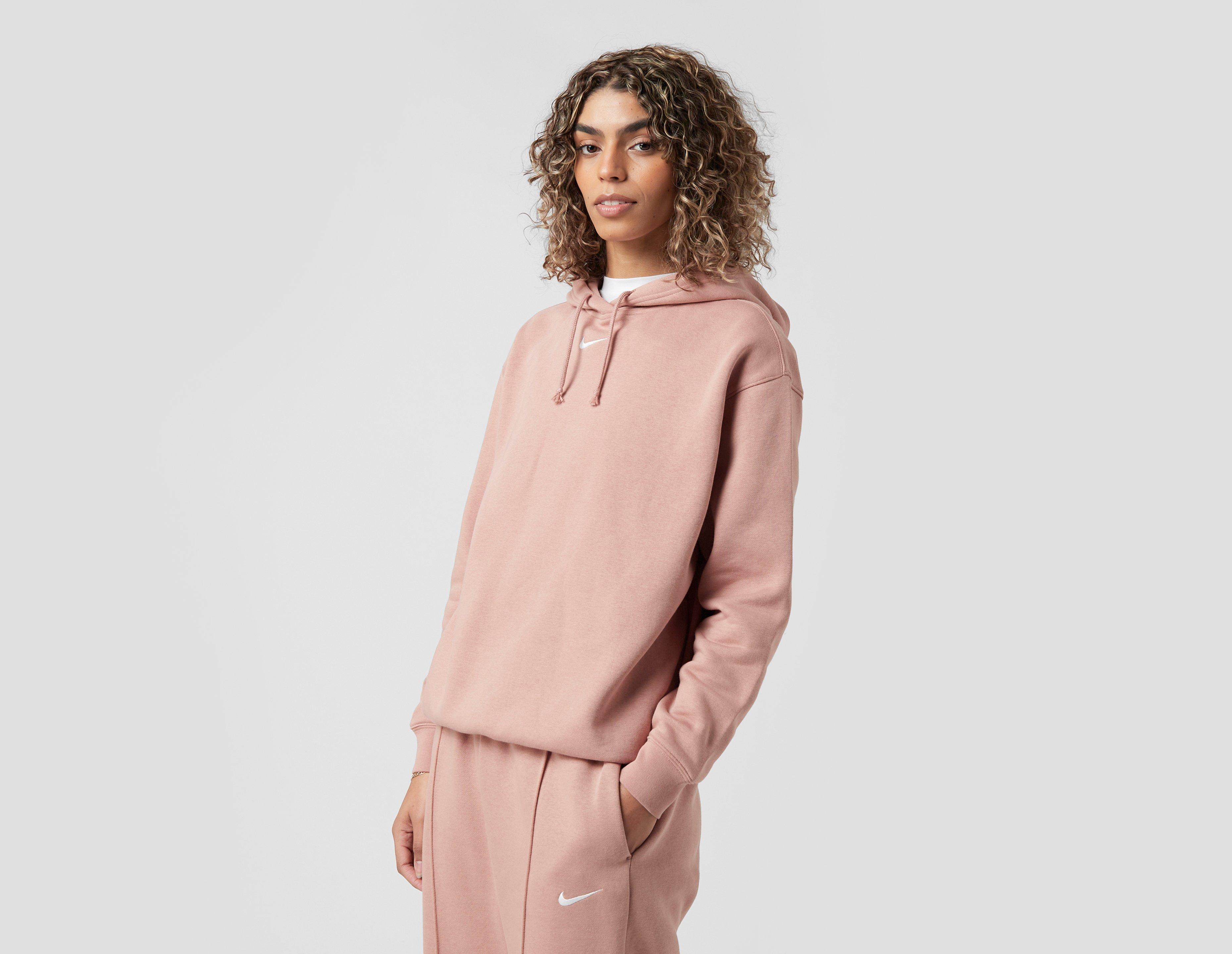 nike sportswear hoodie pink