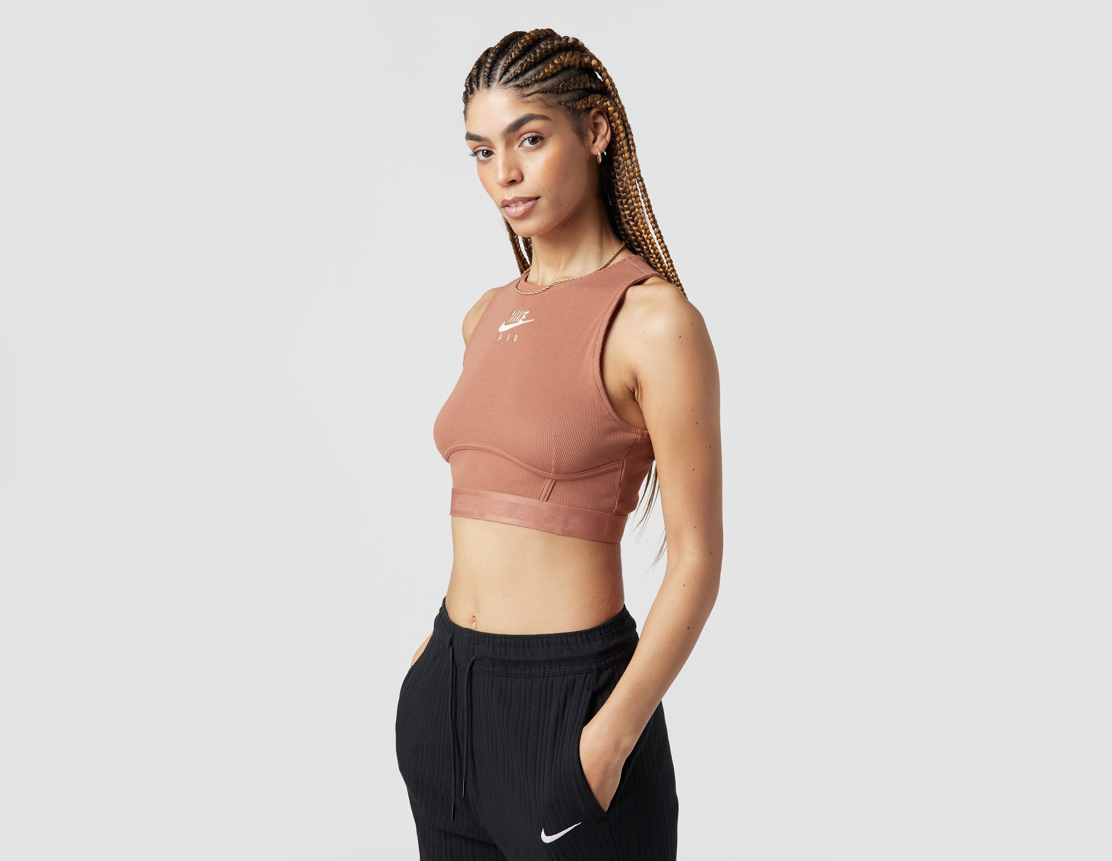 nike miler race crop tank