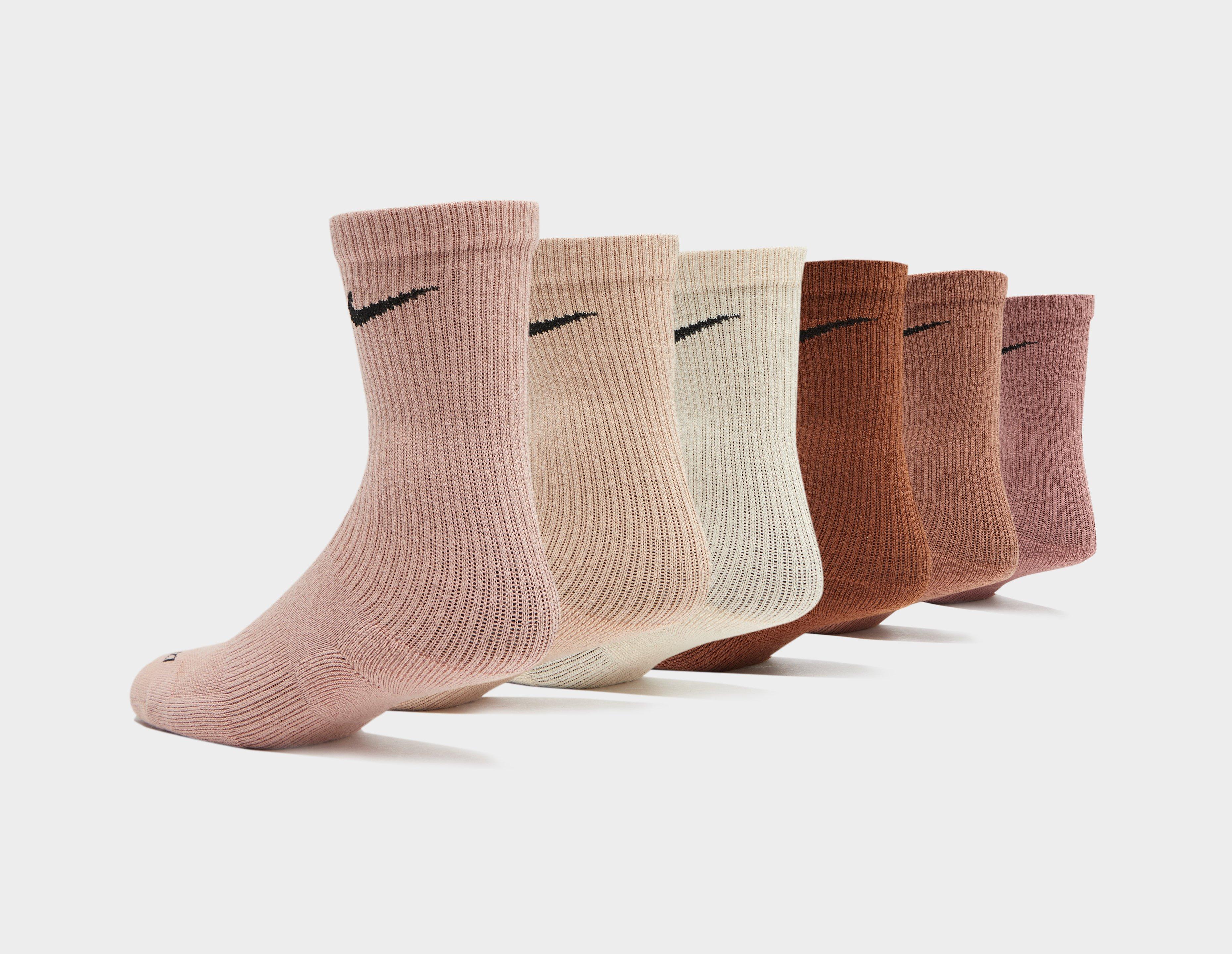 Nike Everyday Plus Lot de 6 paires de Chaussettes Maron- Size? France