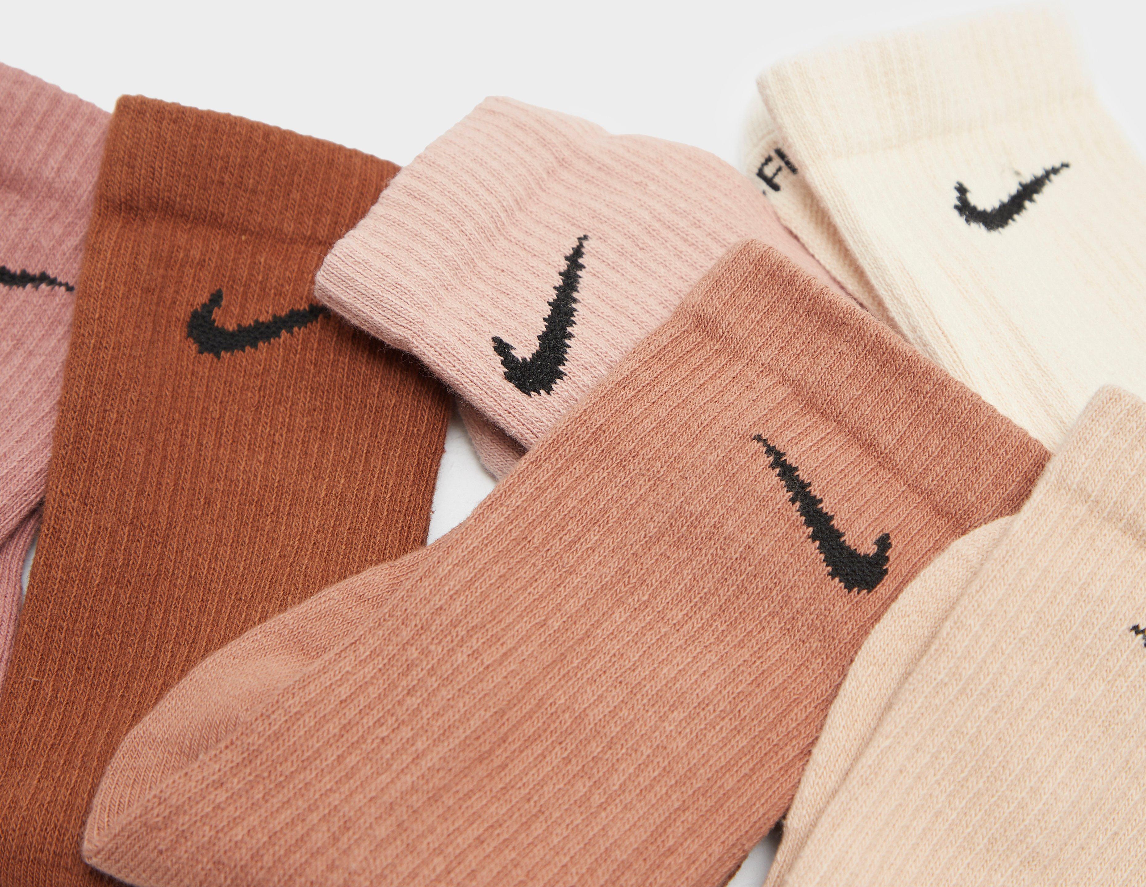 Nike 6-Pack Everyday Cushioned Training Crew Socks