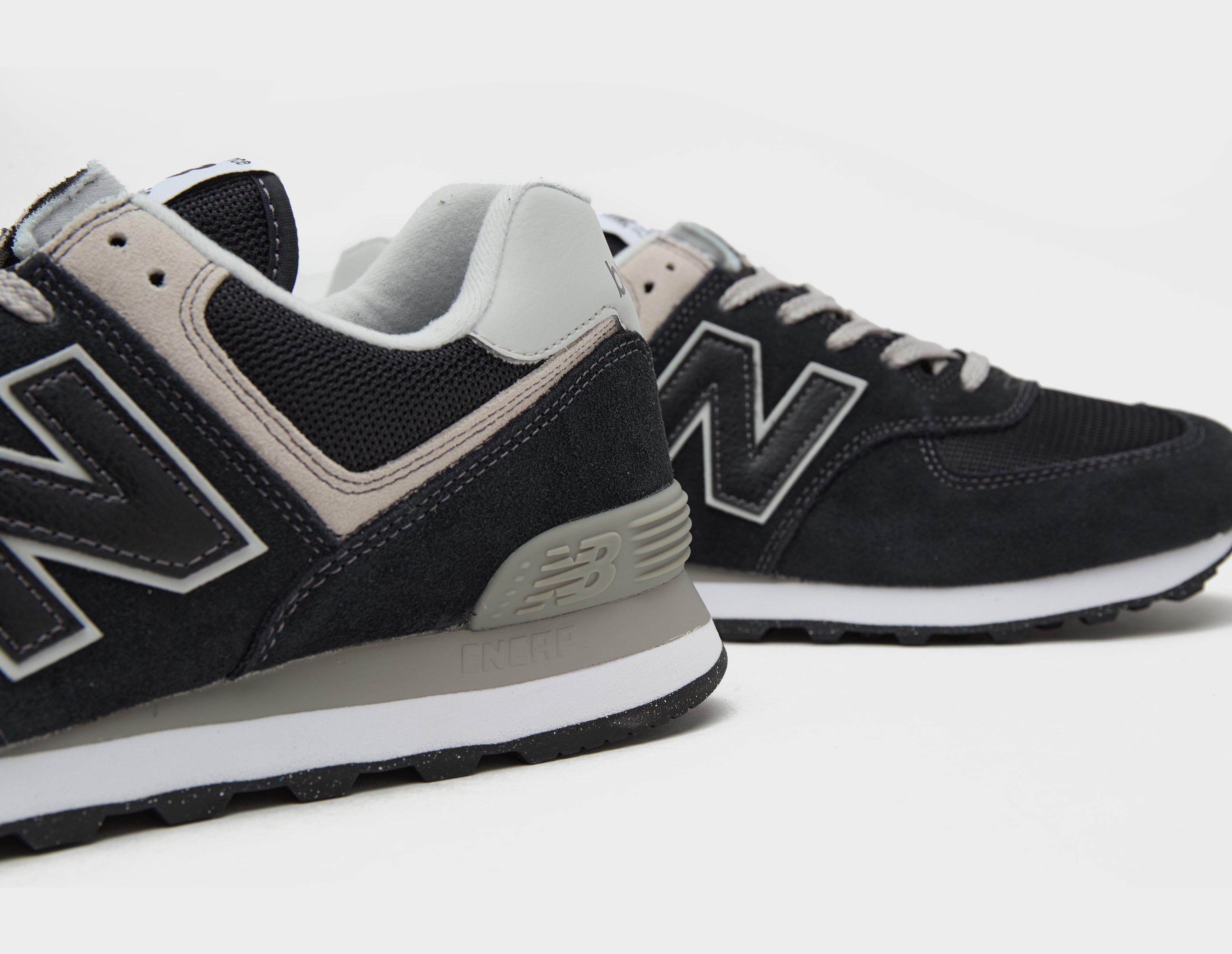 New balance w574 black online