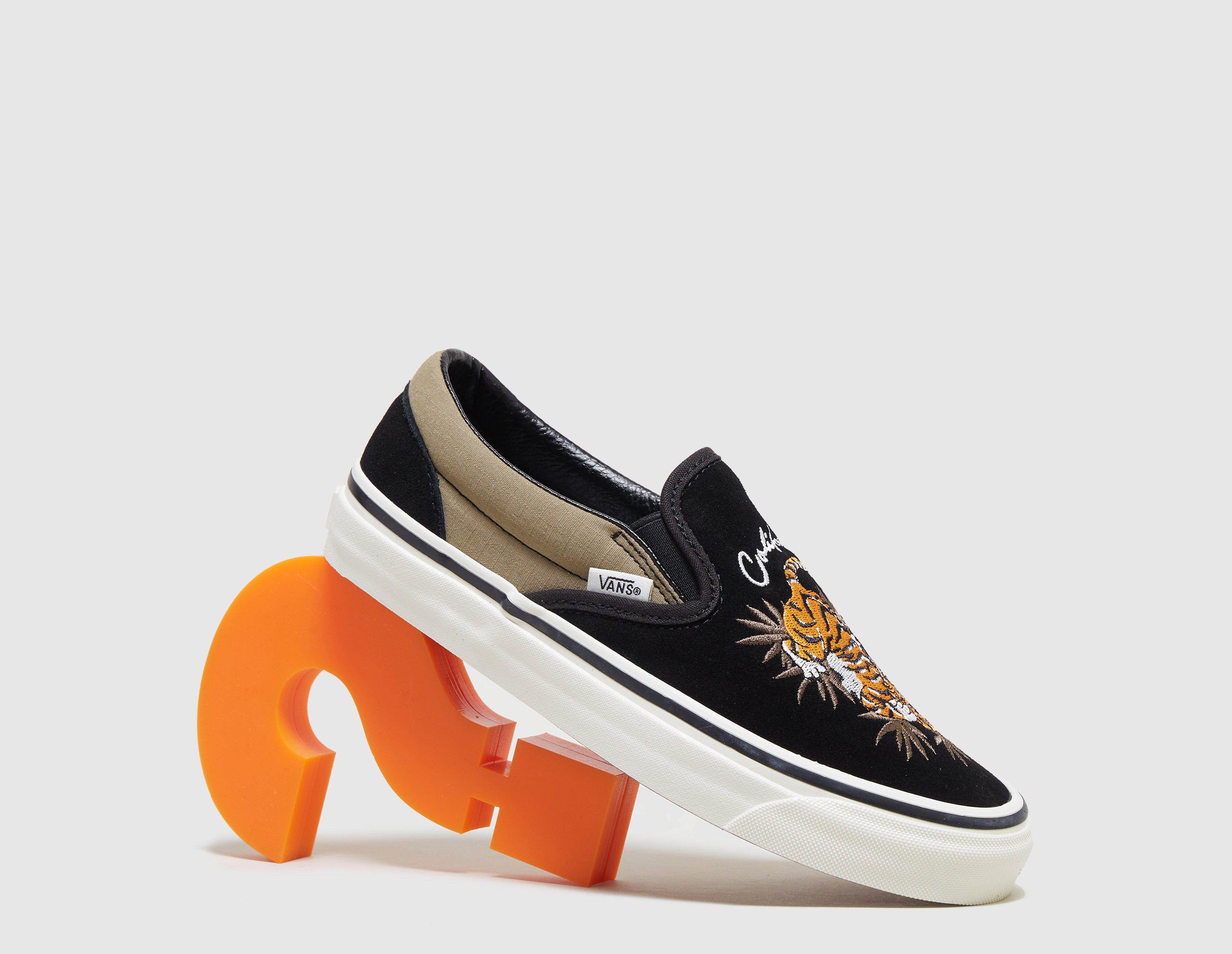 vans tiger slip ons