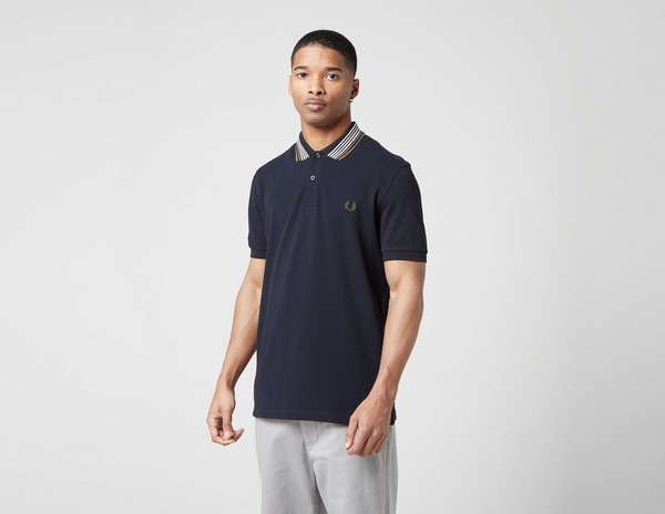 Fred Perry Striped Collar Polo Shirt