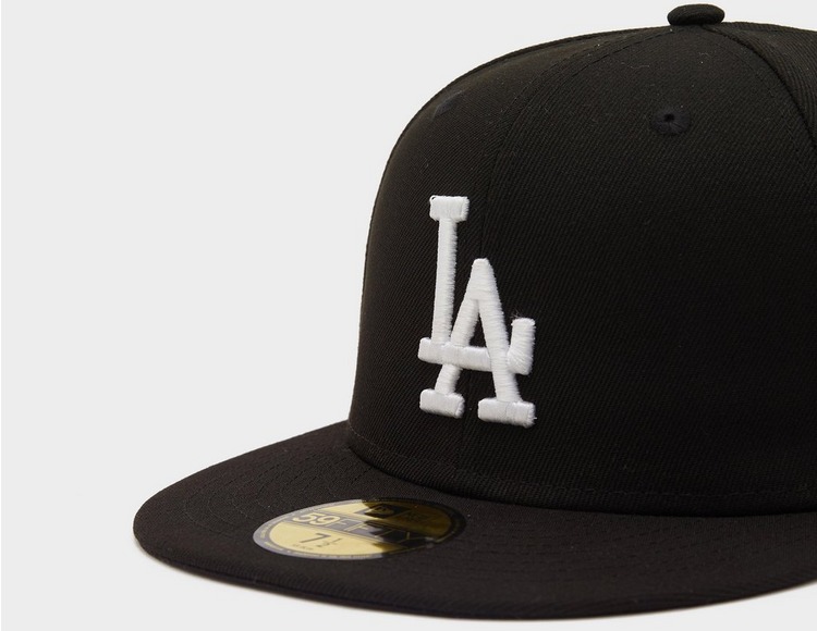 Black New Era MLB LA Dodgers 9FORTY Cap Junior