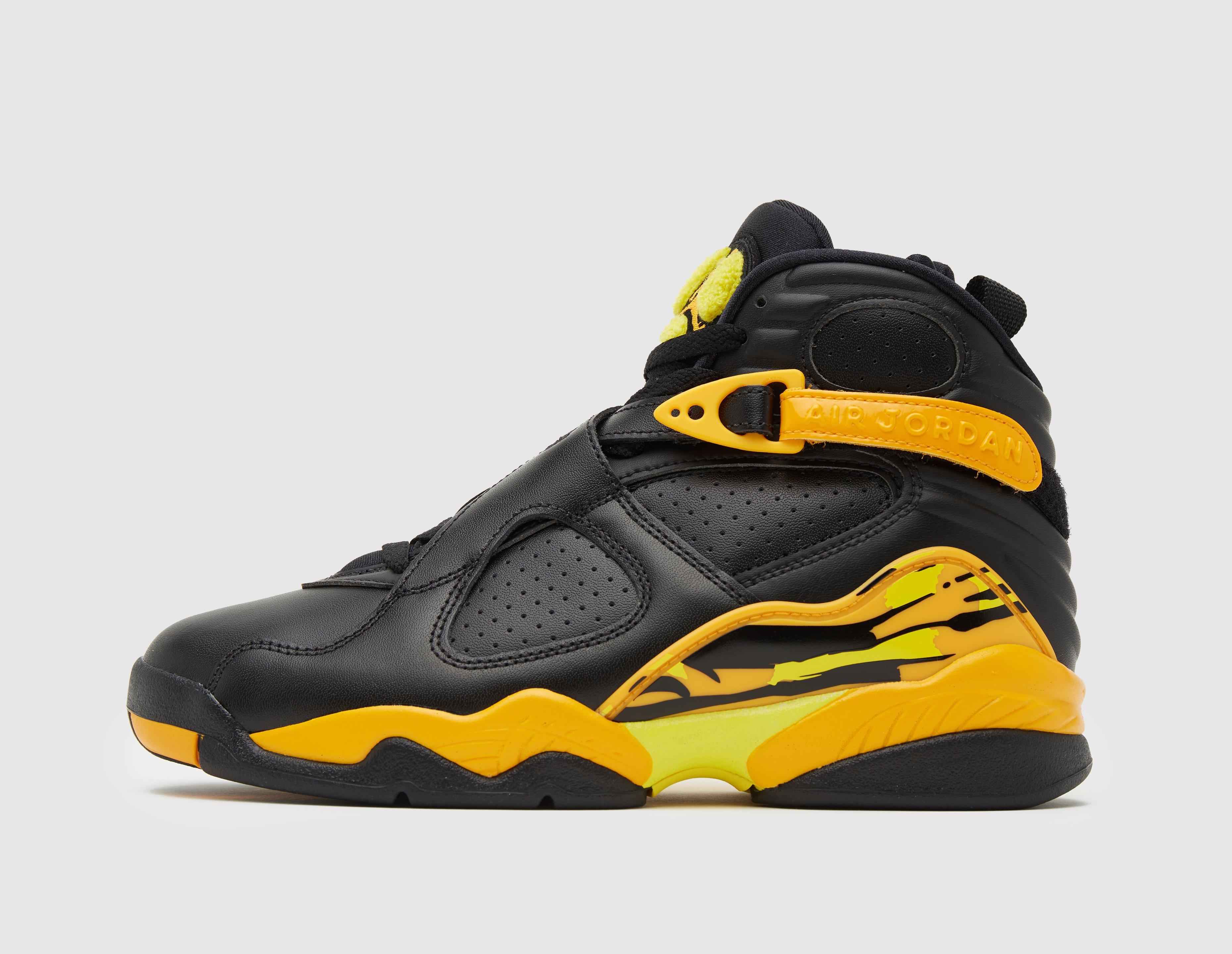 black and yellow jordans women's