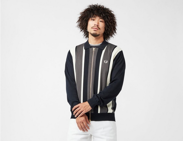 Fred Perry Stripe Knit Cardigan