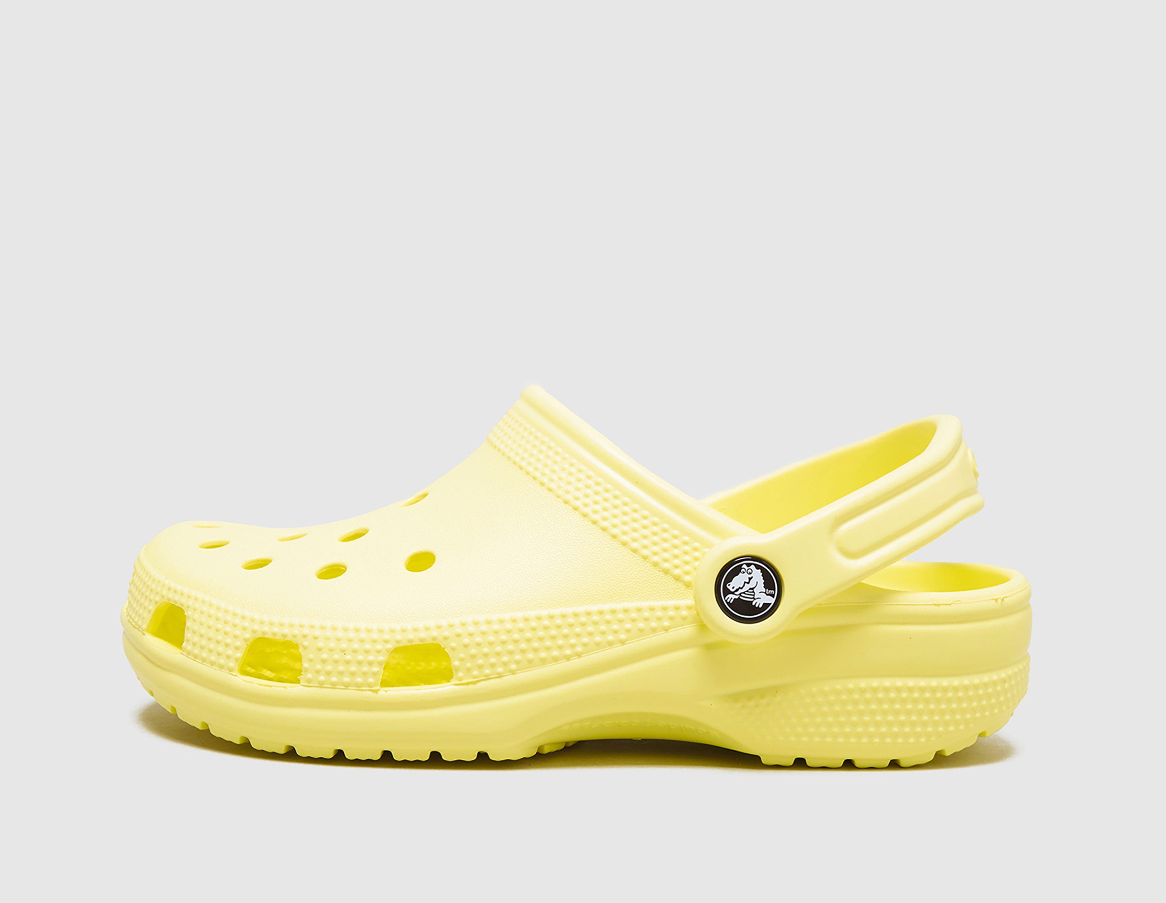 crocs pastel yellow