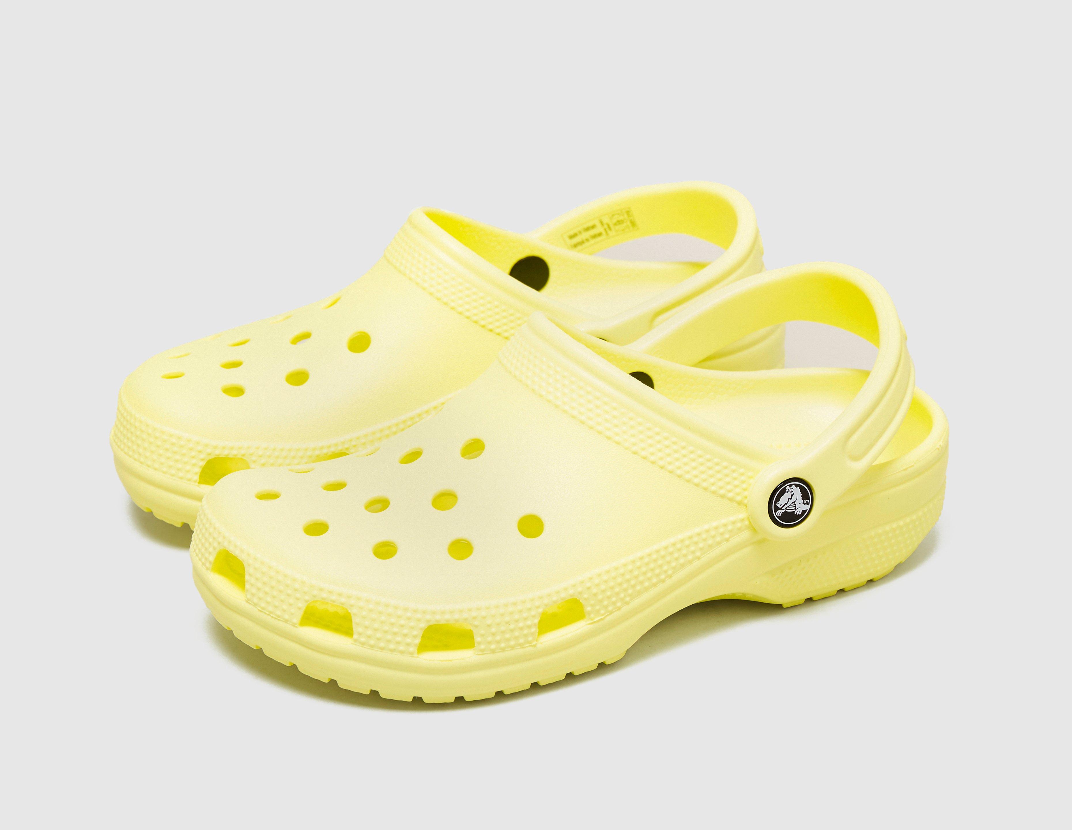 crocs pastel yellow