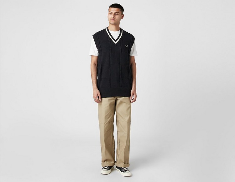 Fred Perry CABLE KNIT TANK VEST