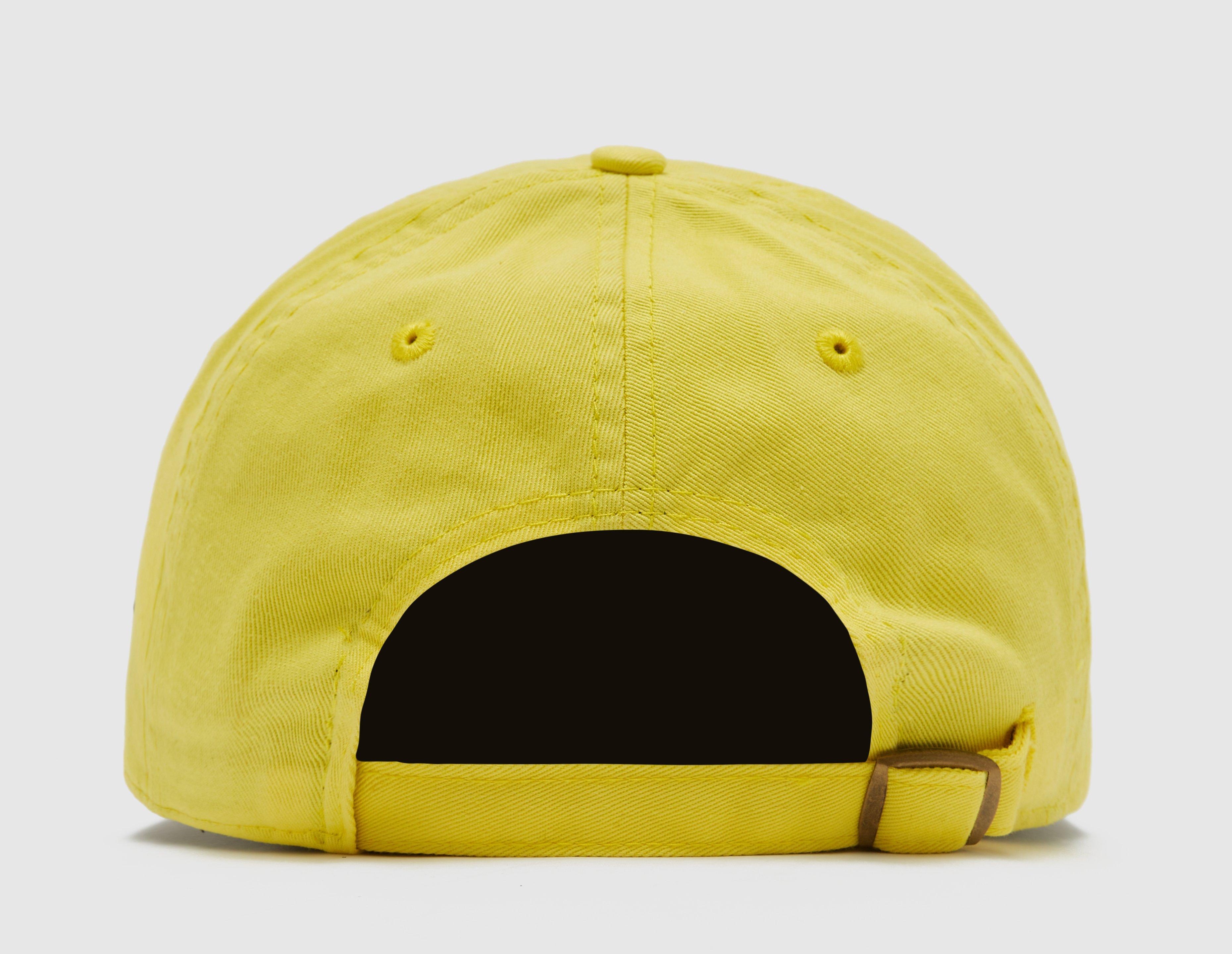 Gorra plana negra snapback con logo amarillo 9FIFTY Essential