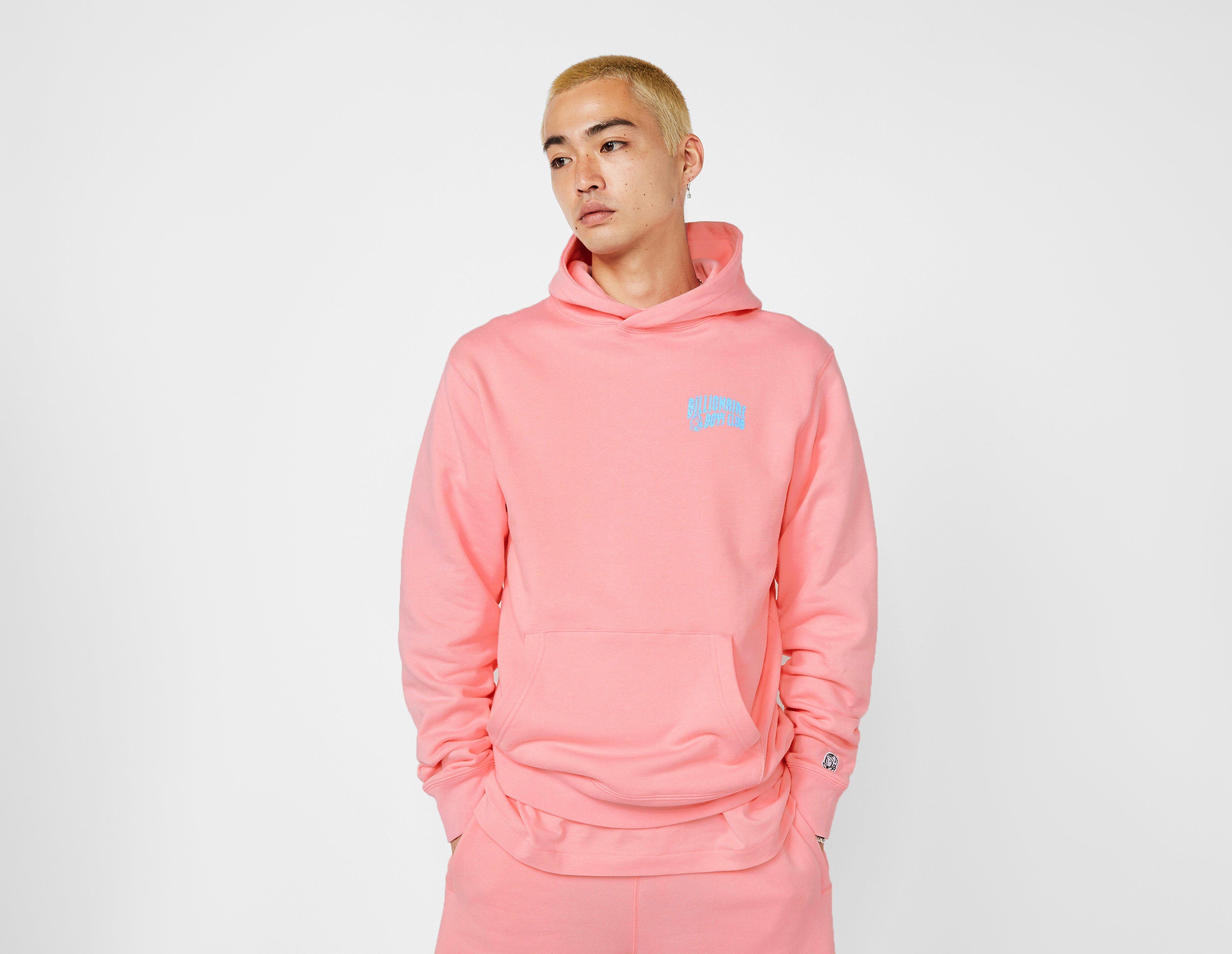BBCICECREAM Cotton Small Arch Logo Zip Through in Pink for Men gym and workout clothes Hoodies Mens Clothing Activewear 