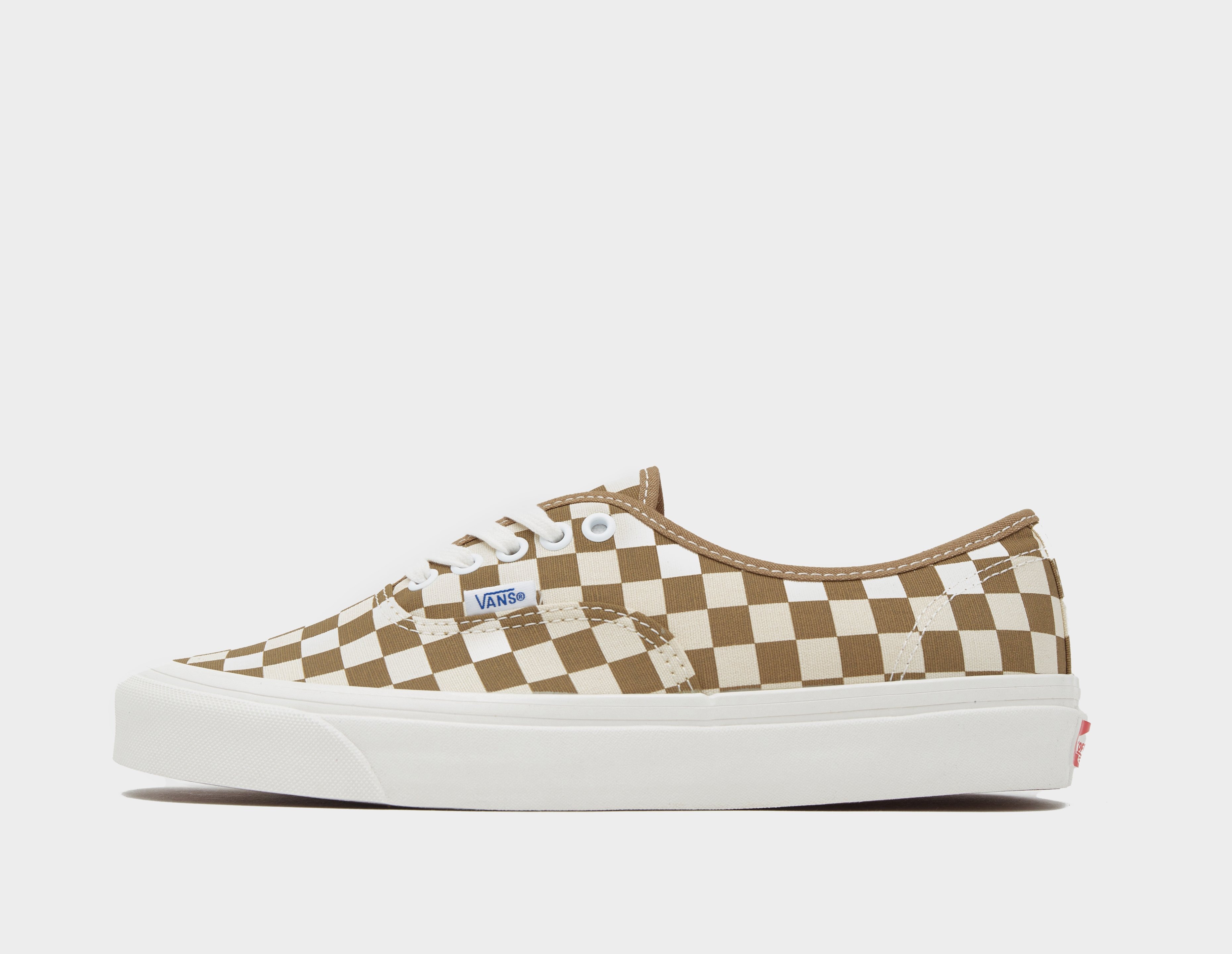 checkered vans laces