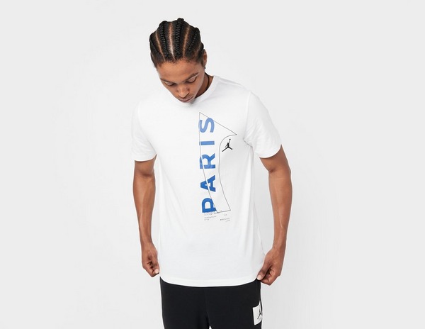 tinción escarcha especificación Jordan Paris Saint-Germain T-Shirt en Blanco | size? España
