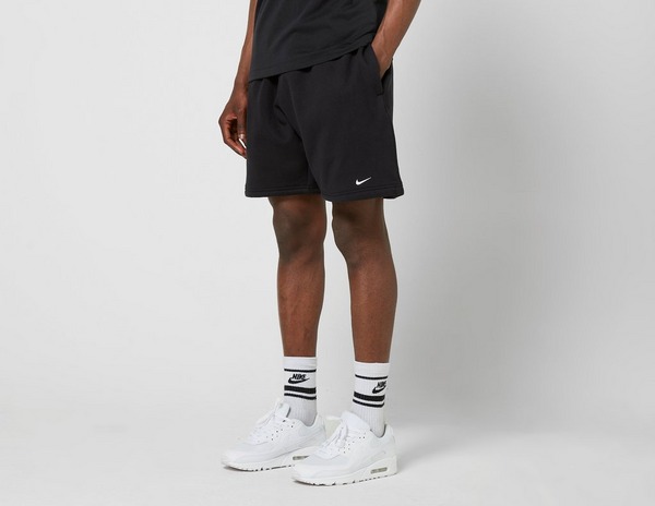 Nike essential fleece shorts in gray