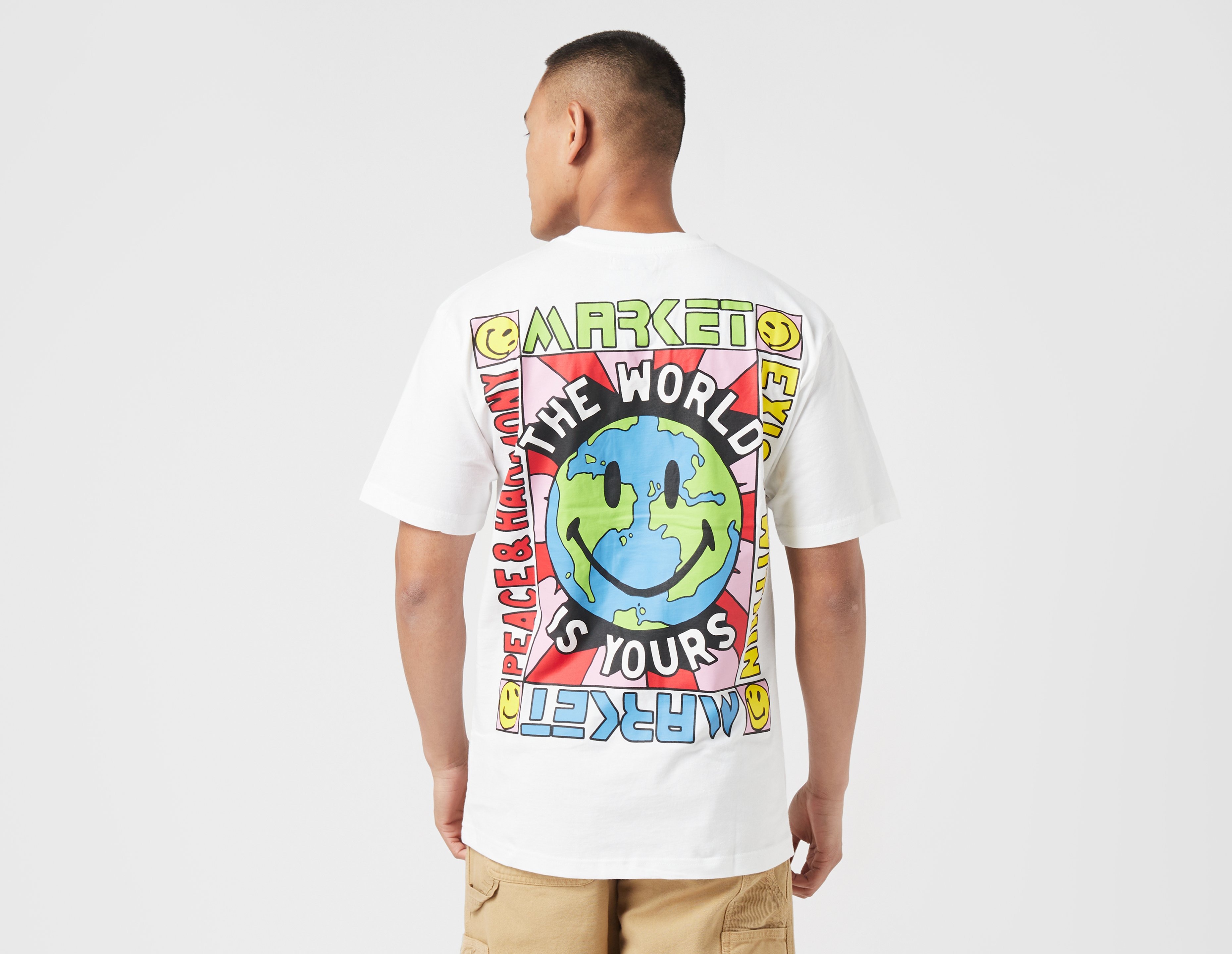 Ssil? | White Market Smiley Peace And Harmony World T - Shirt - Collusion  Ribbed Rollneck Sweater In Ecru
