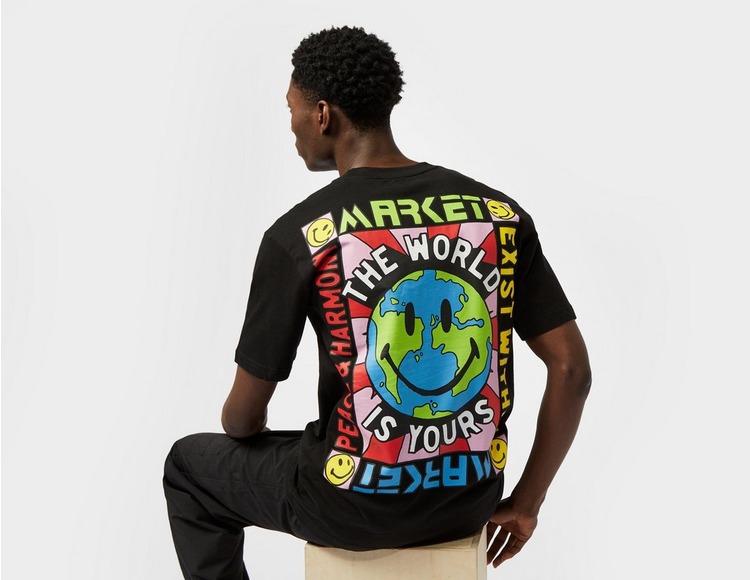 MARKET Smiley Peace And Harmony World T-Shirt